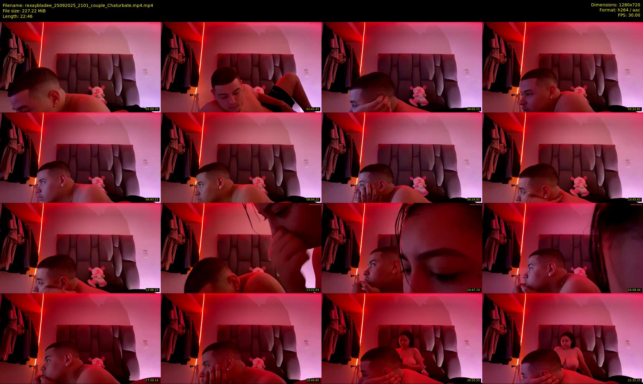 rexaybladee — 23 minute Chaturbate couple cam show recording, 720p, Sep 25, 2025