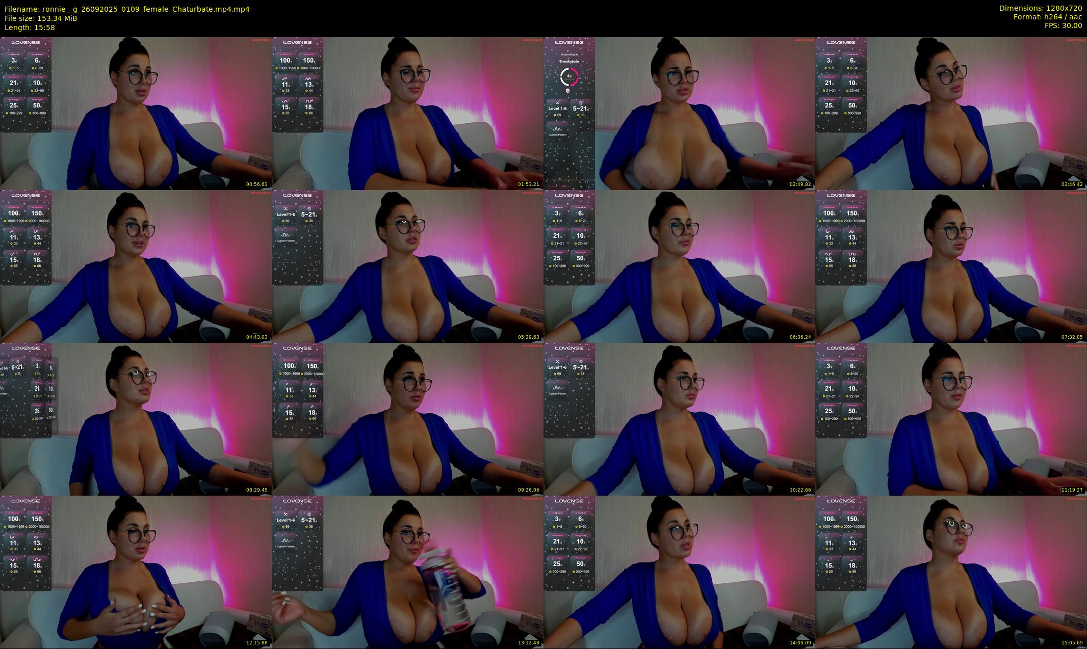 ronnie__g — 16 minute Chaturbate female cam show recording, 720p, Sep 26, 2025