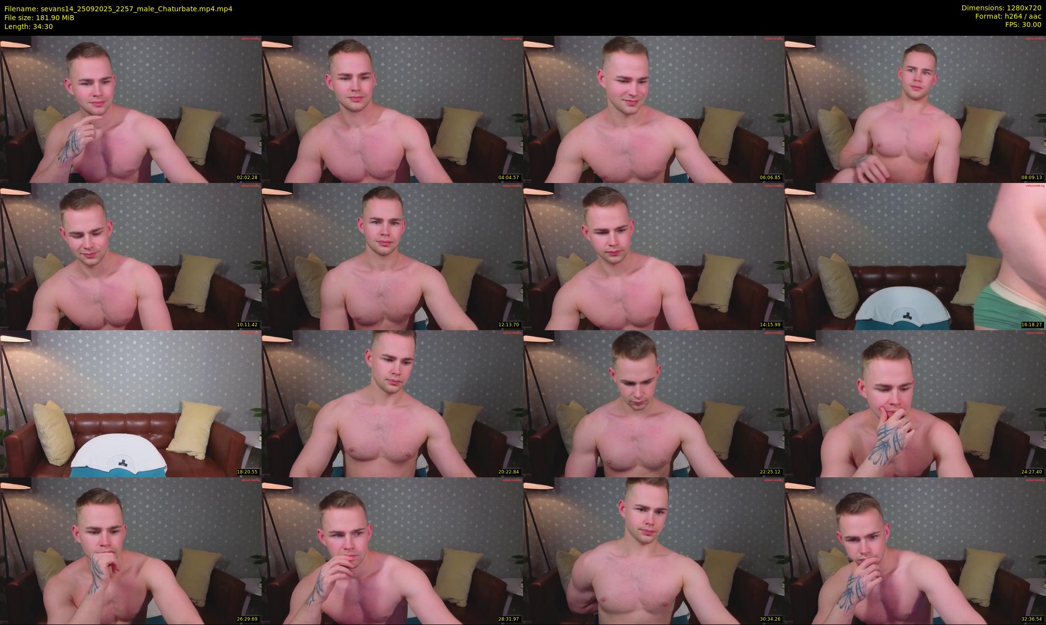 sevans14 — 35 minute Chaturbate male cam show recording, 720p, Sep 25, 2025