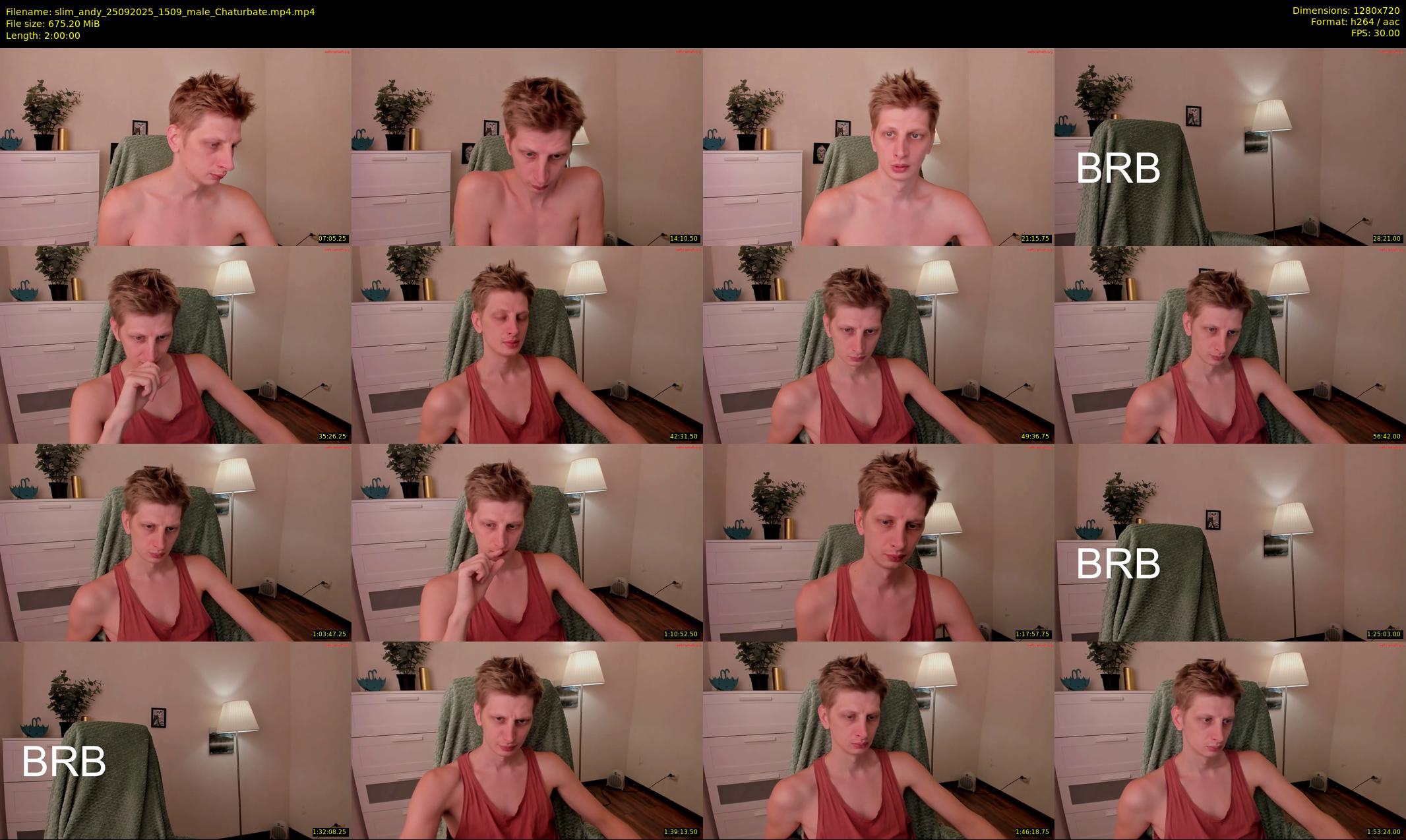 slim_andy — 120 minute Chaturbate male cam show recording, 720p, Sep 25, 2025