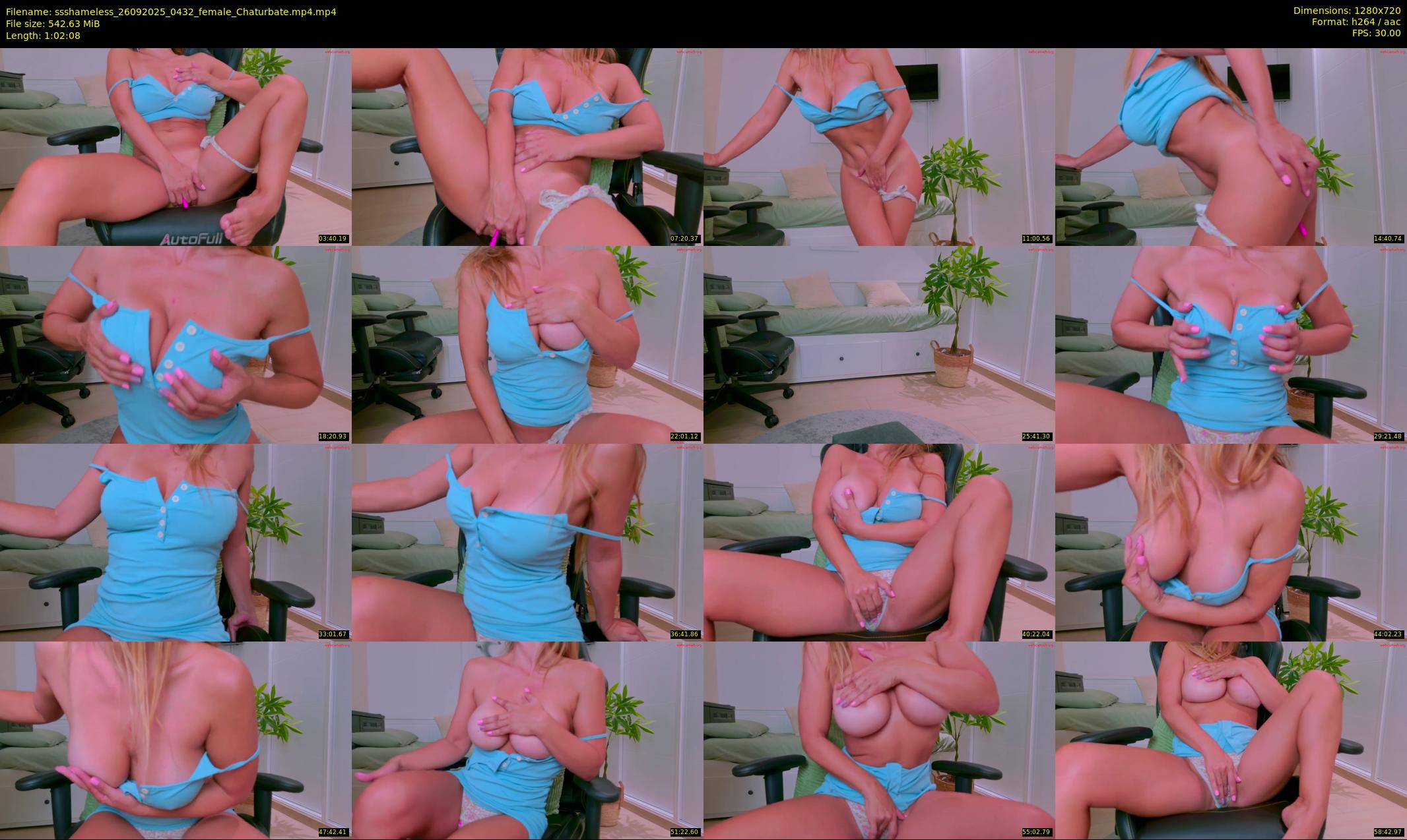 ssshameless — 63 minute Chaturbate female cam show recording, 720p, Sep 26, 2025
