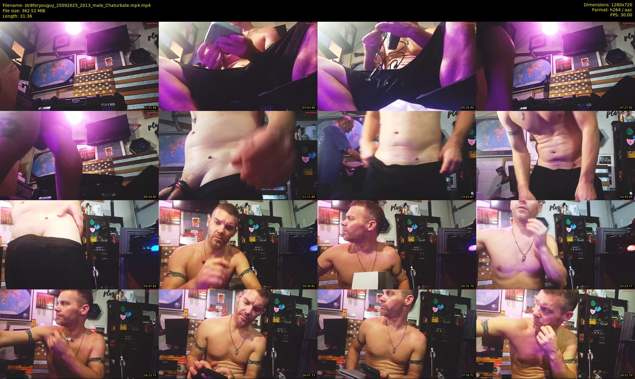 str8foryouguy — 32 minute Chaturbate male cam show recording, 720p, Sep 25, 2025