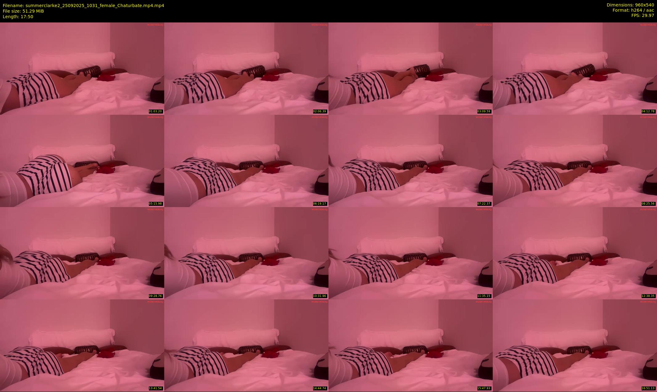 summerclarke2 — 18 minute Chaturbate female cam show recording, 480p, Sep 25, 2025