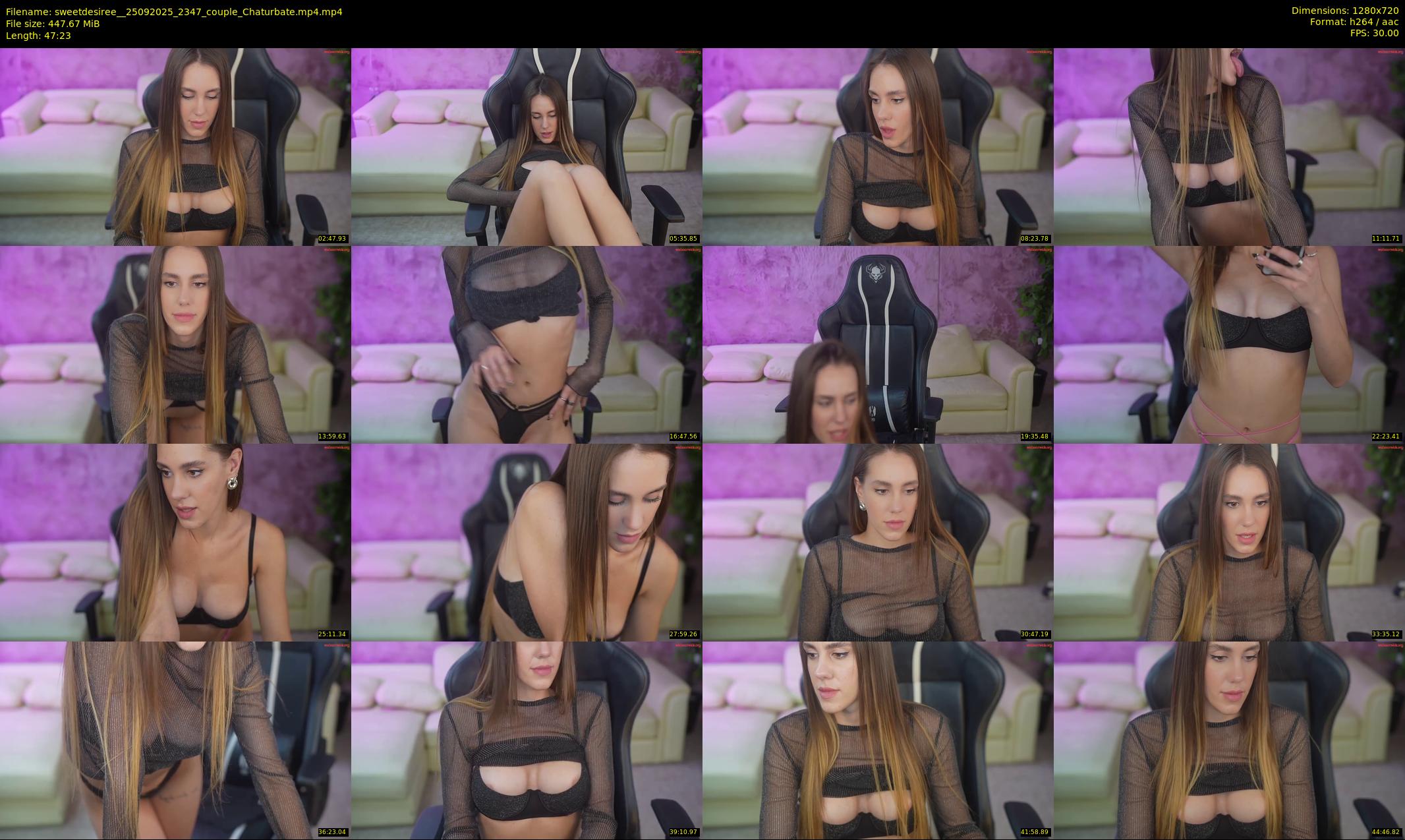 sweetdesiree_ — 48 minute Chaturbate couple cam show recording, 720p, Sep 25, 2025
