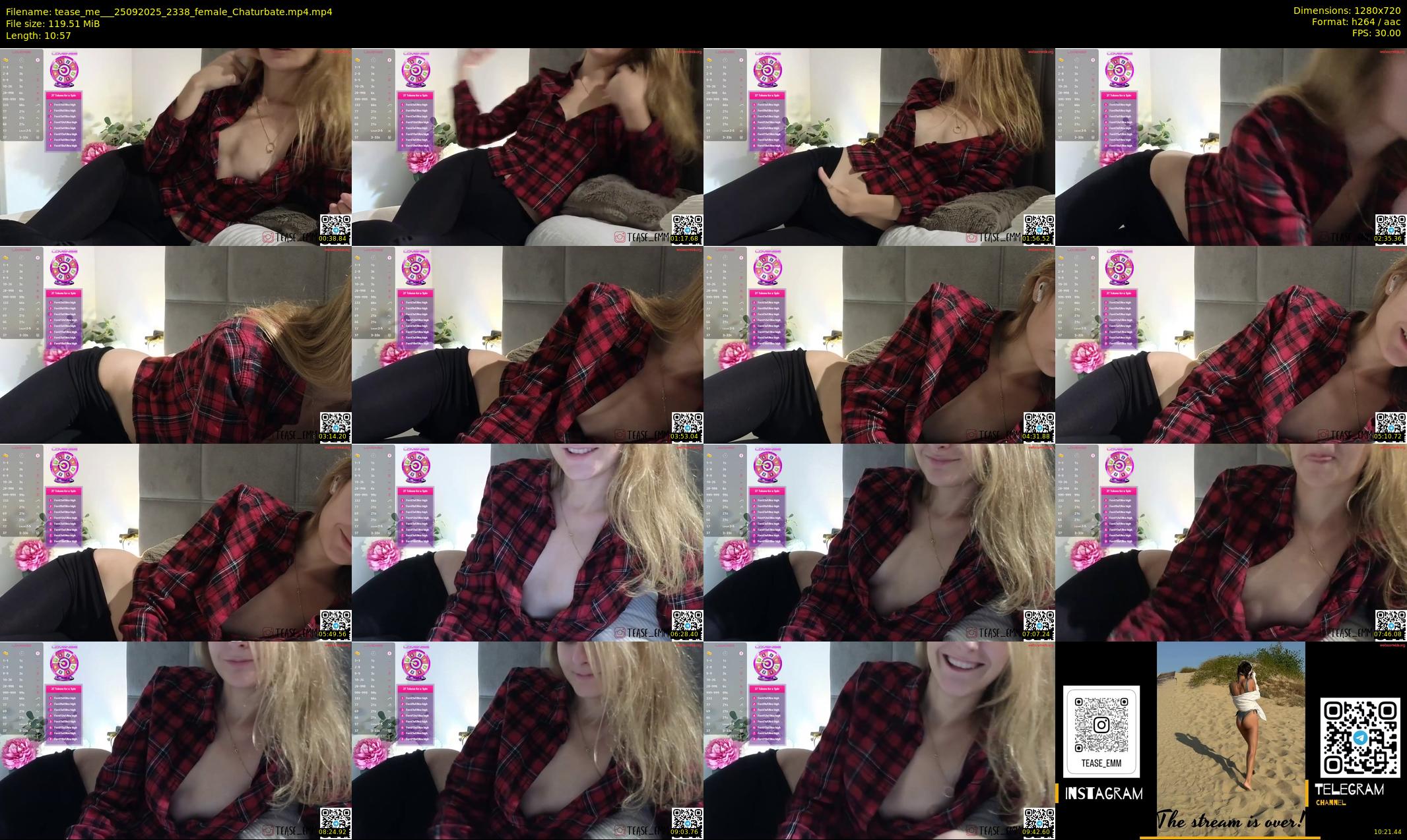 tease_me__ — 11 minute Chaturbate female cam show recording, 720p, Sep 25, 2025