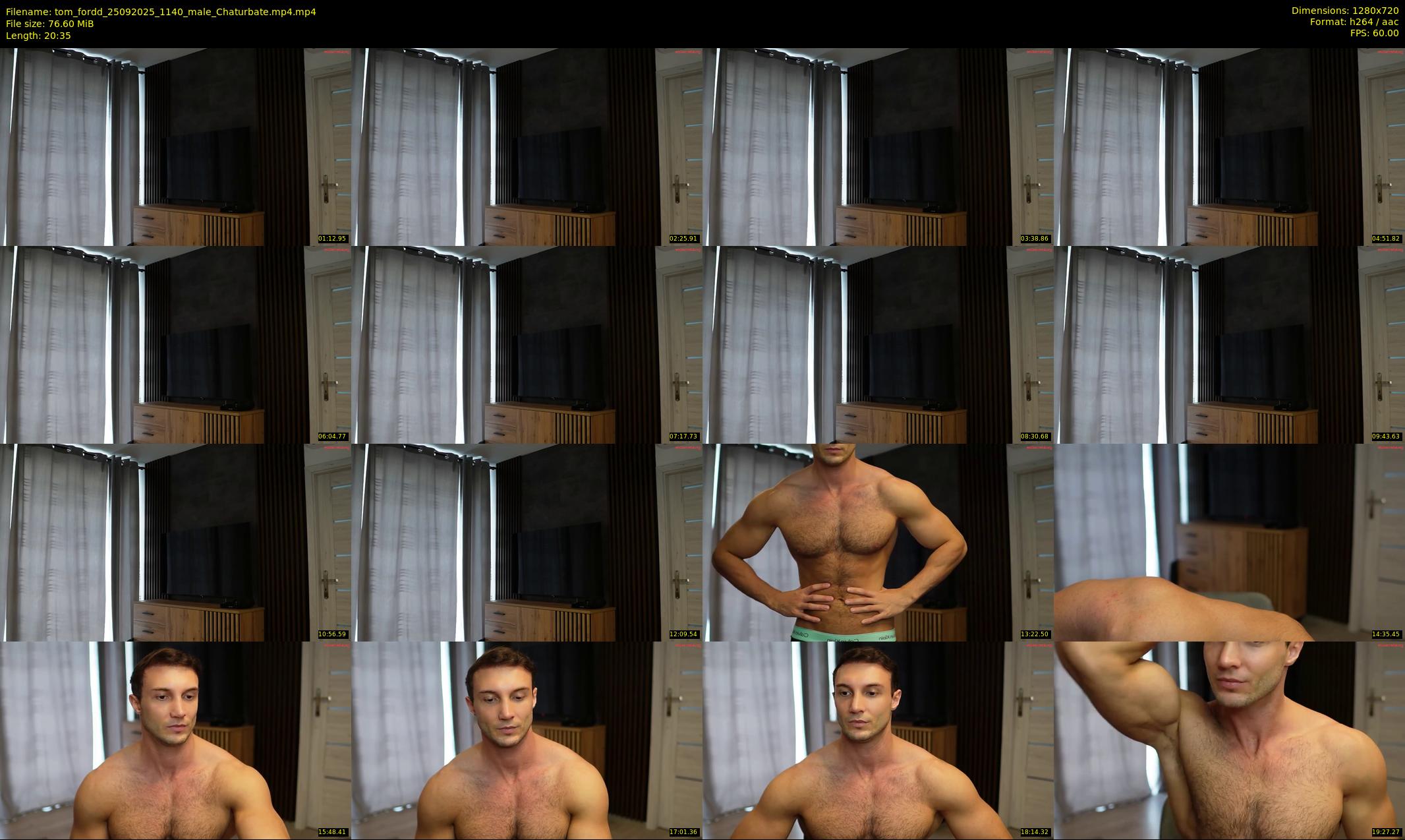 tom_fordd — 21 minute Chaturbate male cam show recording, 720p, Sep 25, 2025