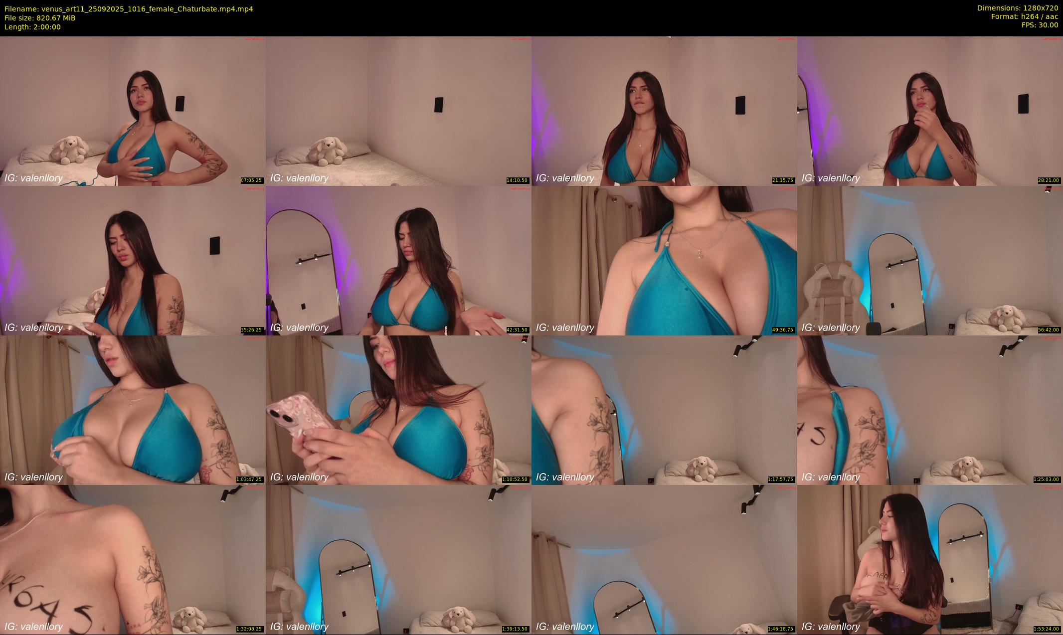 venus_art11 — 120 minute Chaturbate female cam show recording, 720p, Sep 25, 2025