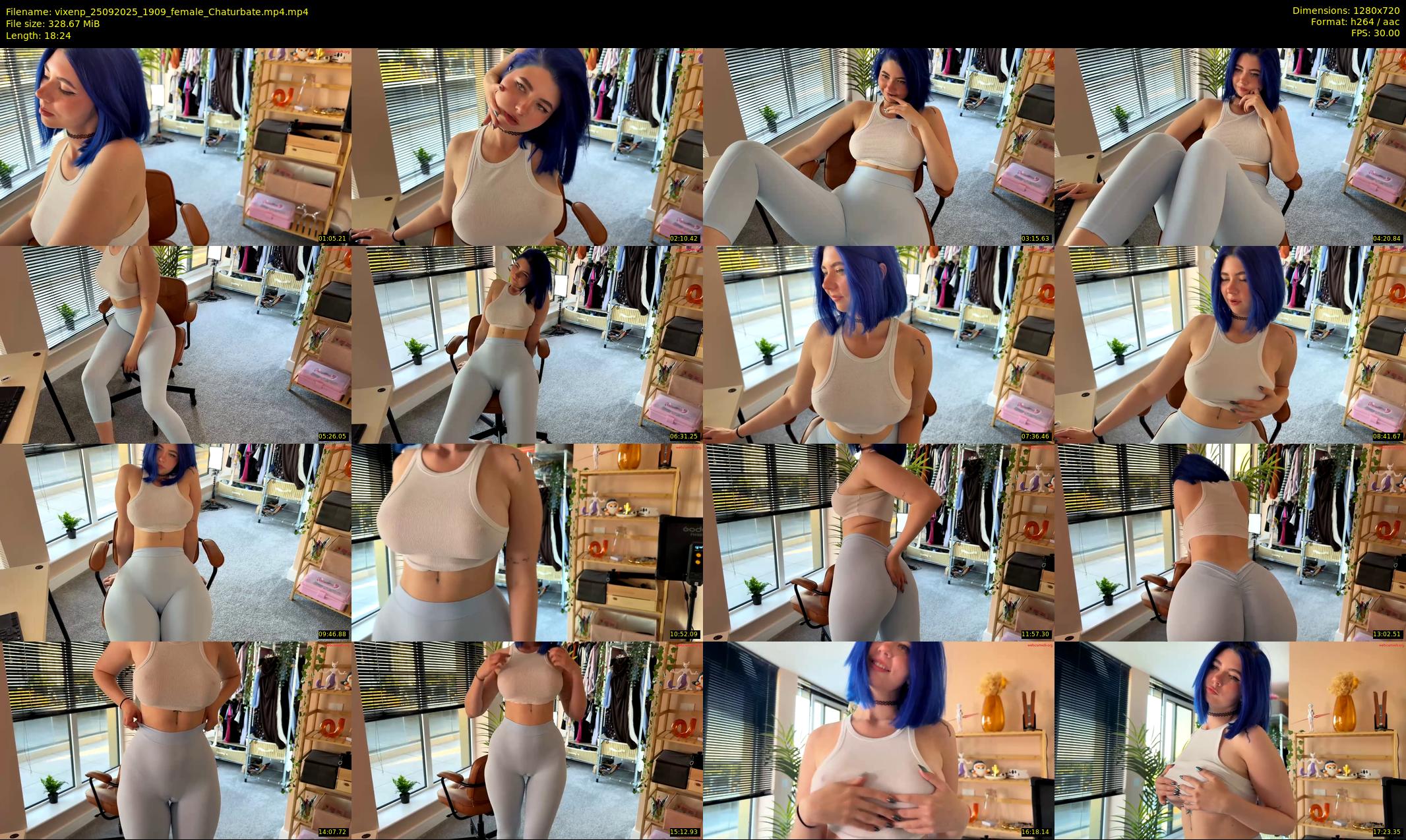 vixenp — 19 minute Chaturbate female cam show recording, 720p, Sep 25, 2025