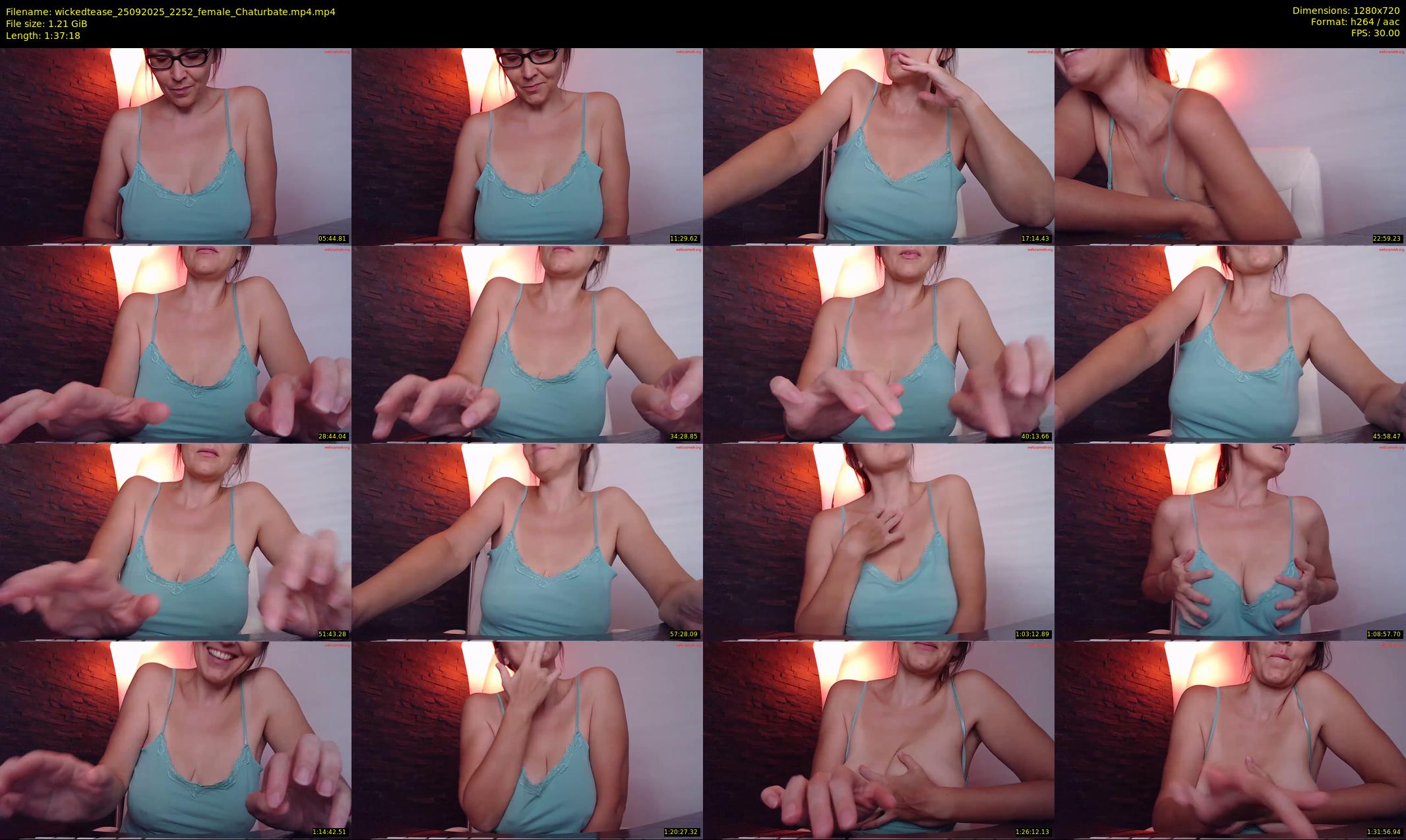 wickedtease — 98 minute Chaturbate female cam show recording, 720p, Sep 25, 2025