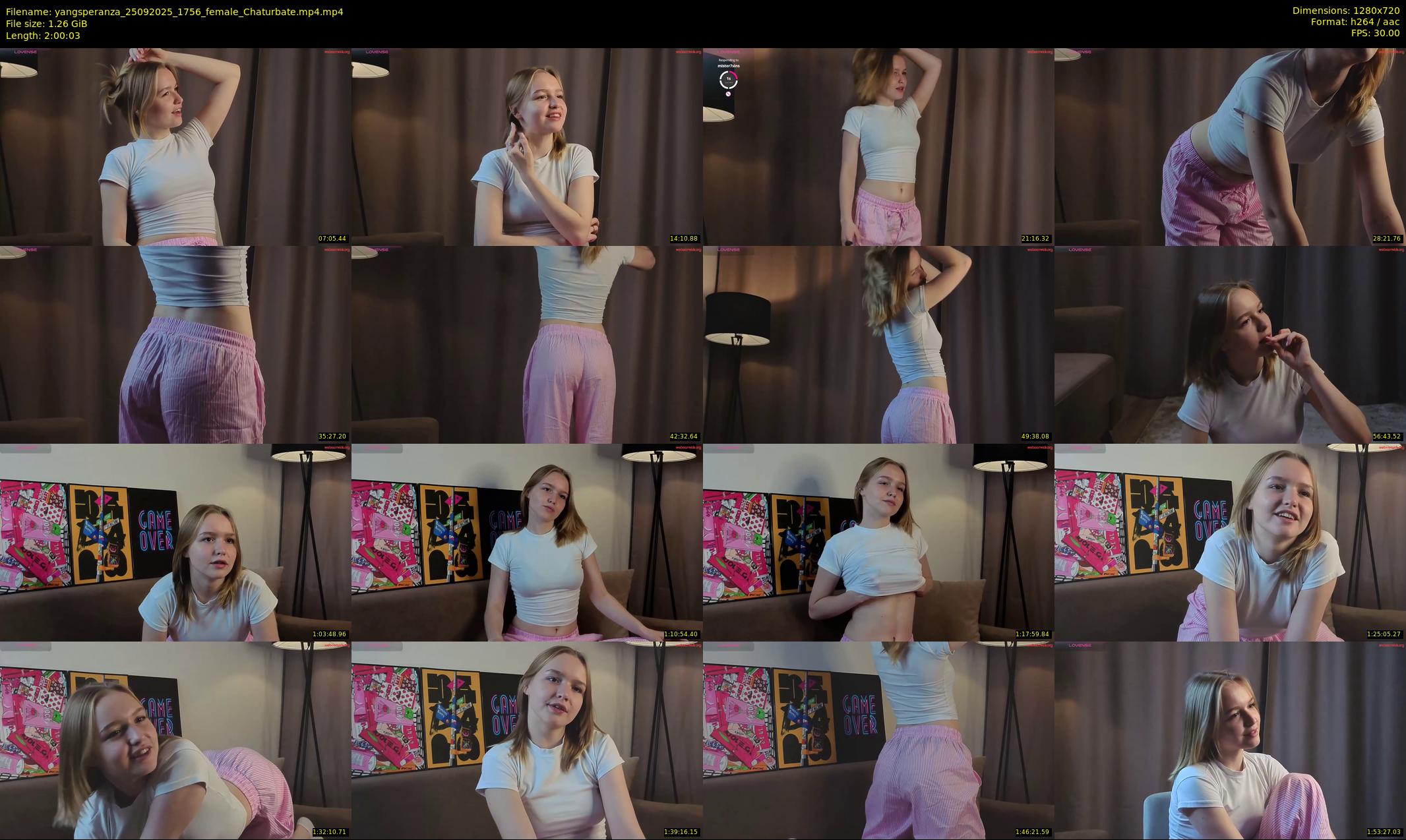 yangsperanza — 121 minute Chaturbate female cam show recording, 720p, Sep 25, 2025