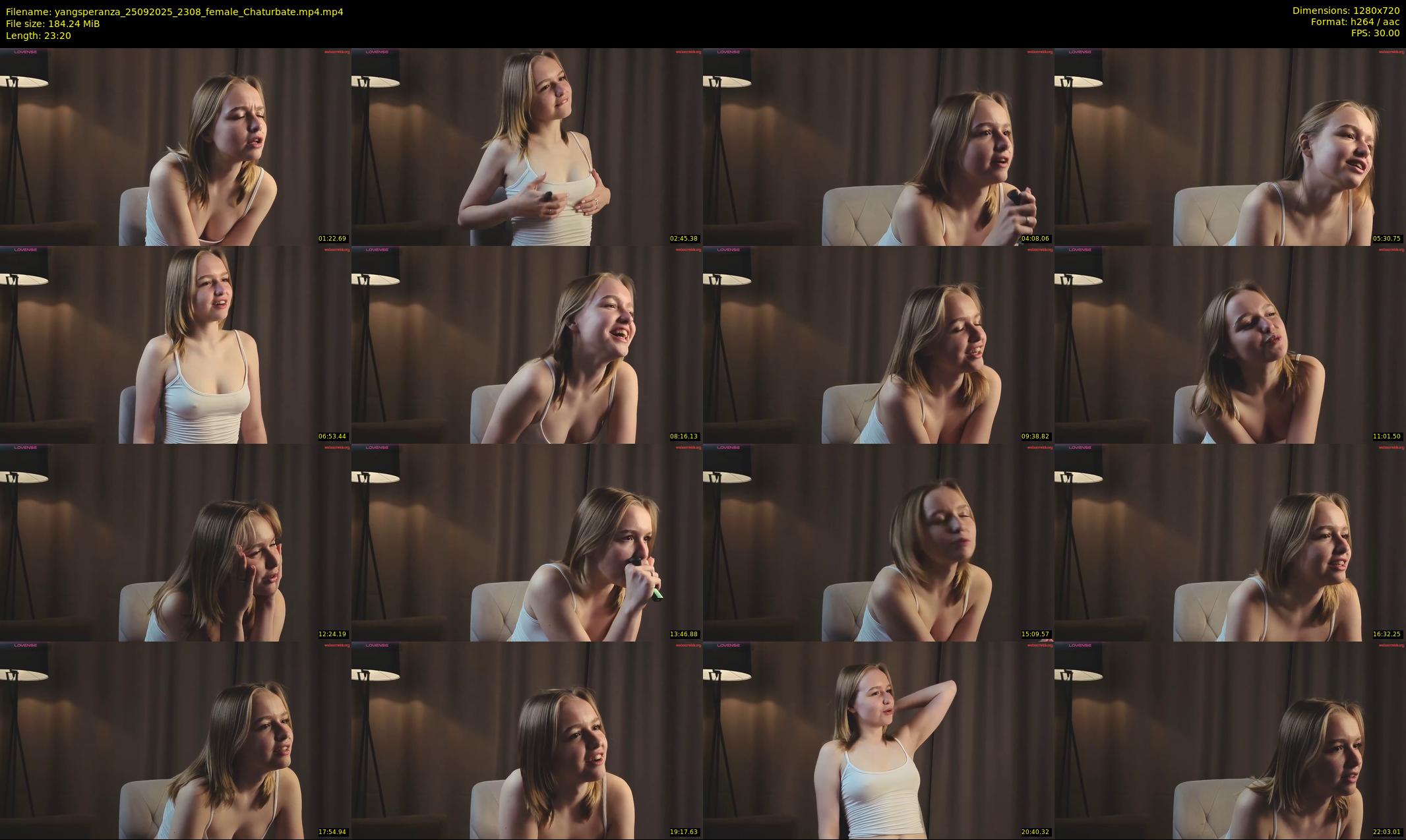 yangsperanza — 24 minute Chaturbate female cam show recording, 720p, Sep 25, 2025
