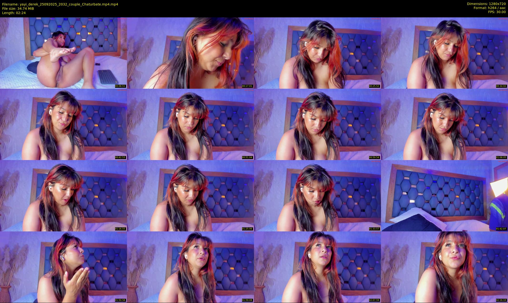 yayi_derek — 3 minute Chaturbate couple cam show recording, 720p, Sep 25, 2025