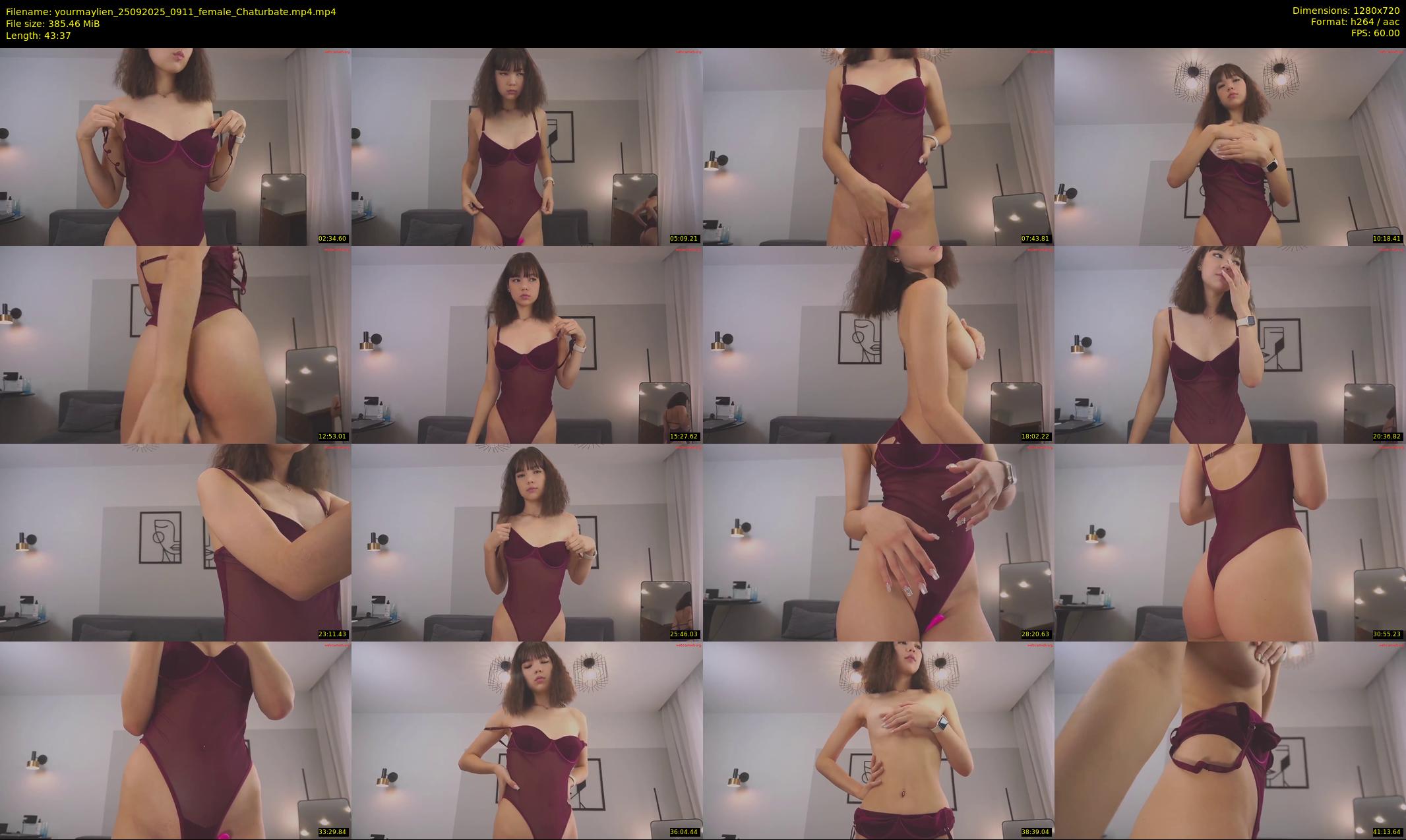 yourmaylien — 44 minute Chaturbate female cam show recording, 720p, Sep 25, 2025