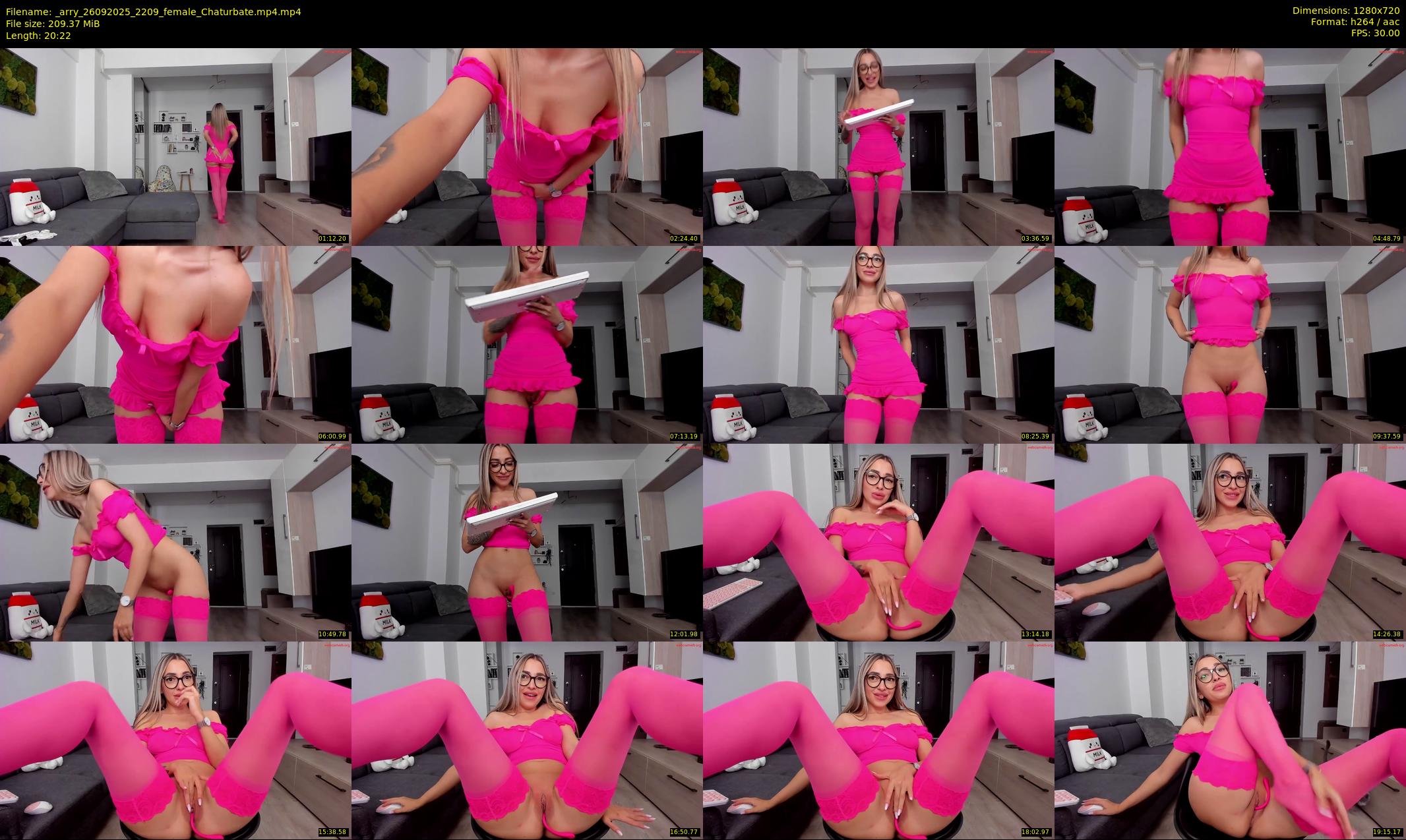 _arry — 21 minute Chaturbate female cam show recording, 720p, Sep 26, 2025