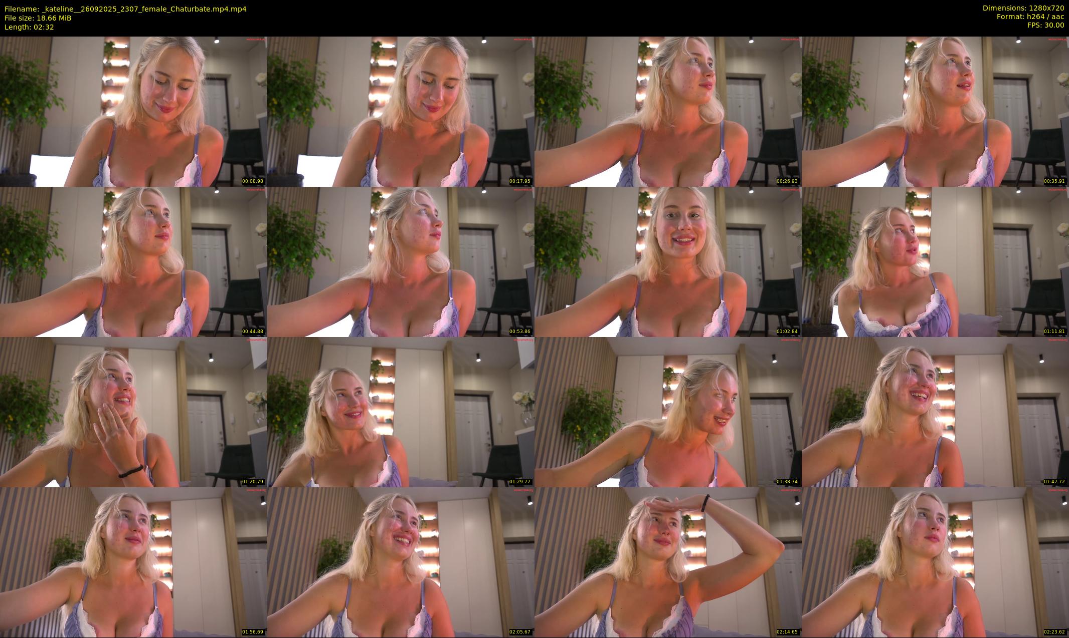 _kateline_ — 3 minute Chaturbate female cam show recording, 720p, Sep 26, 2025