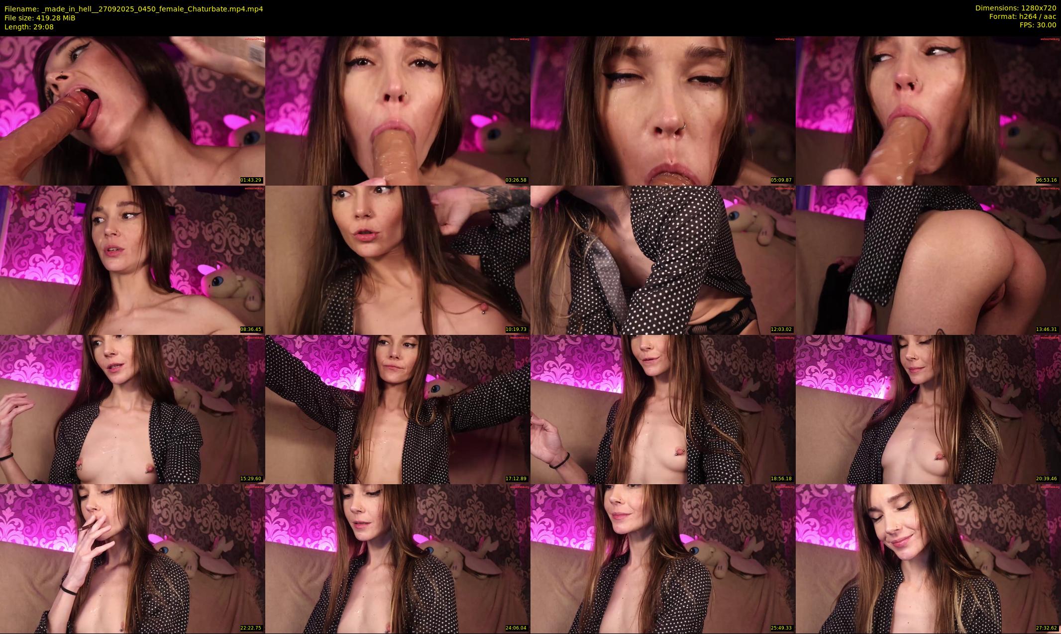 _made_in_hell_ — 30 minute Chaturbate female cam show recording, 720p, Sep 27, 2025