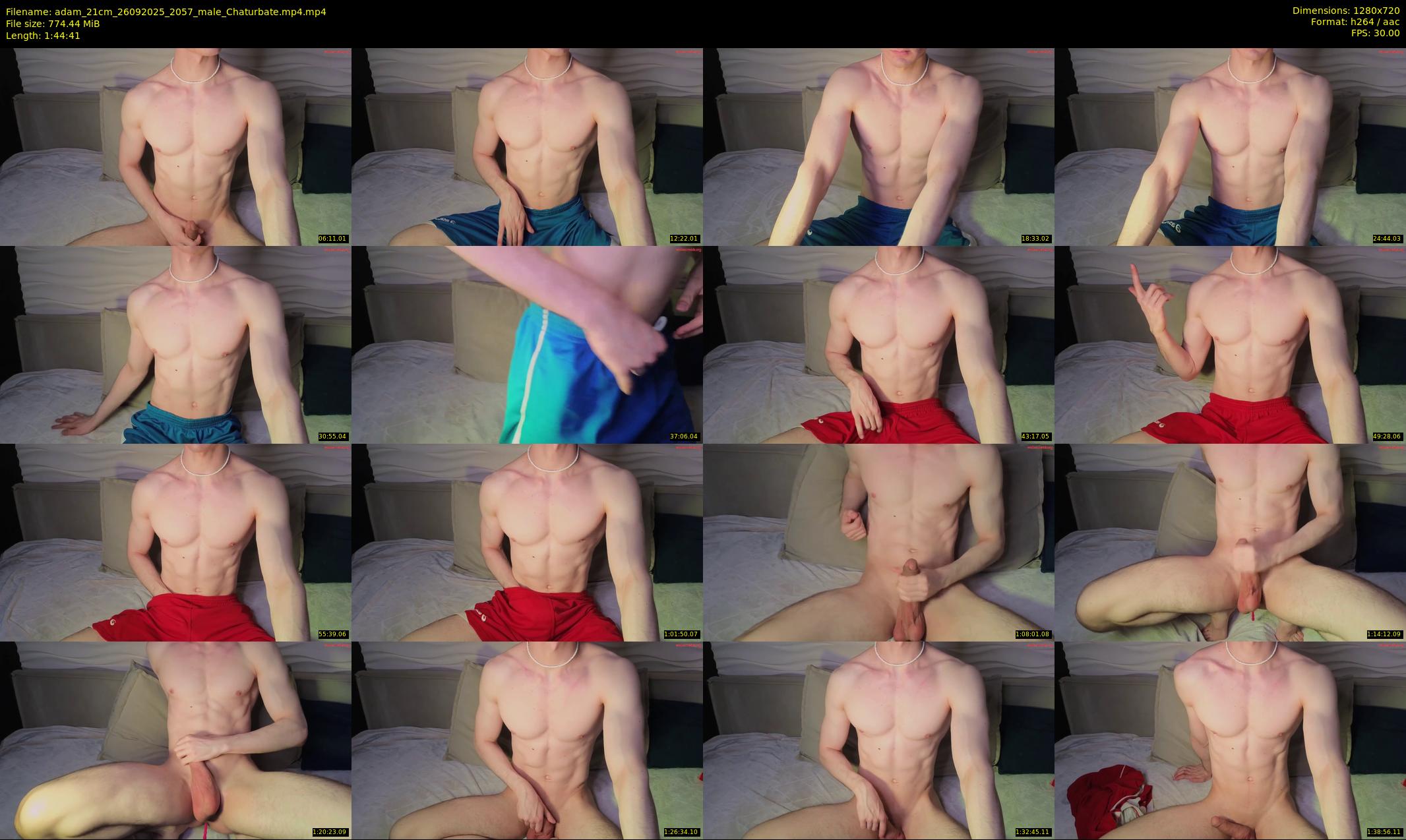 adam_21cm — 105 minute Chaturbate male cam show recording, 720p, Sep 26, 2025