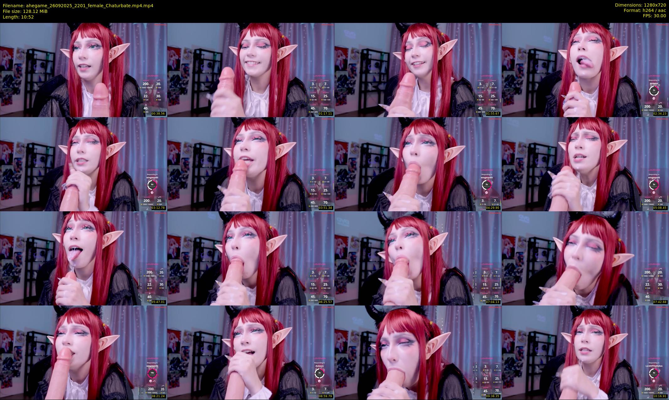 ahegame — 11 minute Chaturbate female cam show recording, 720p, Sep 26, 2025
