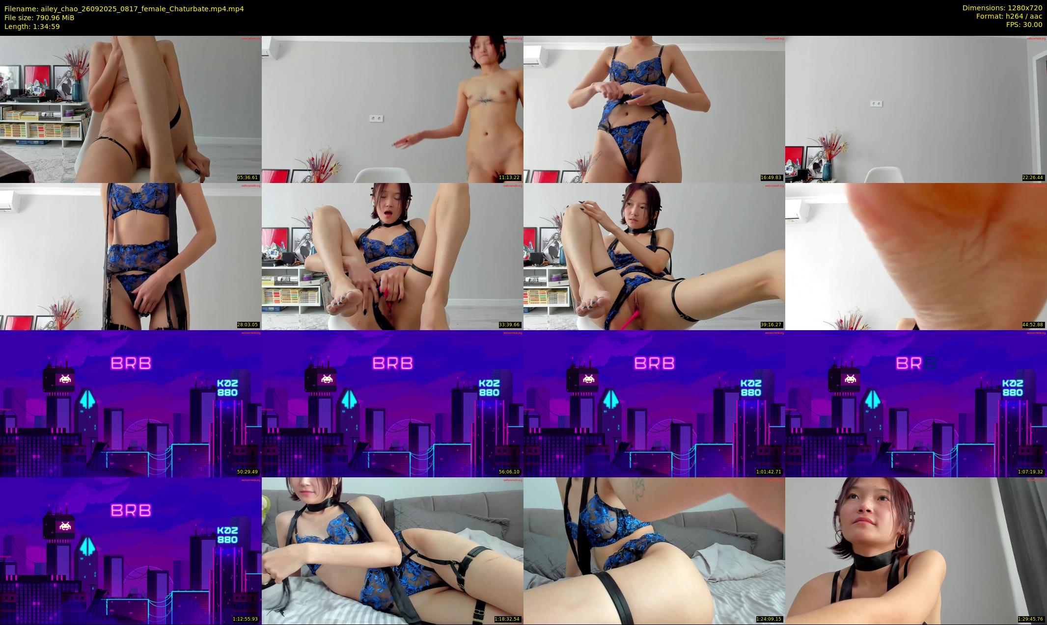 ailey_chao — 95 minute Chaturbate female cam show recording, 720p, Sep 26, 2025