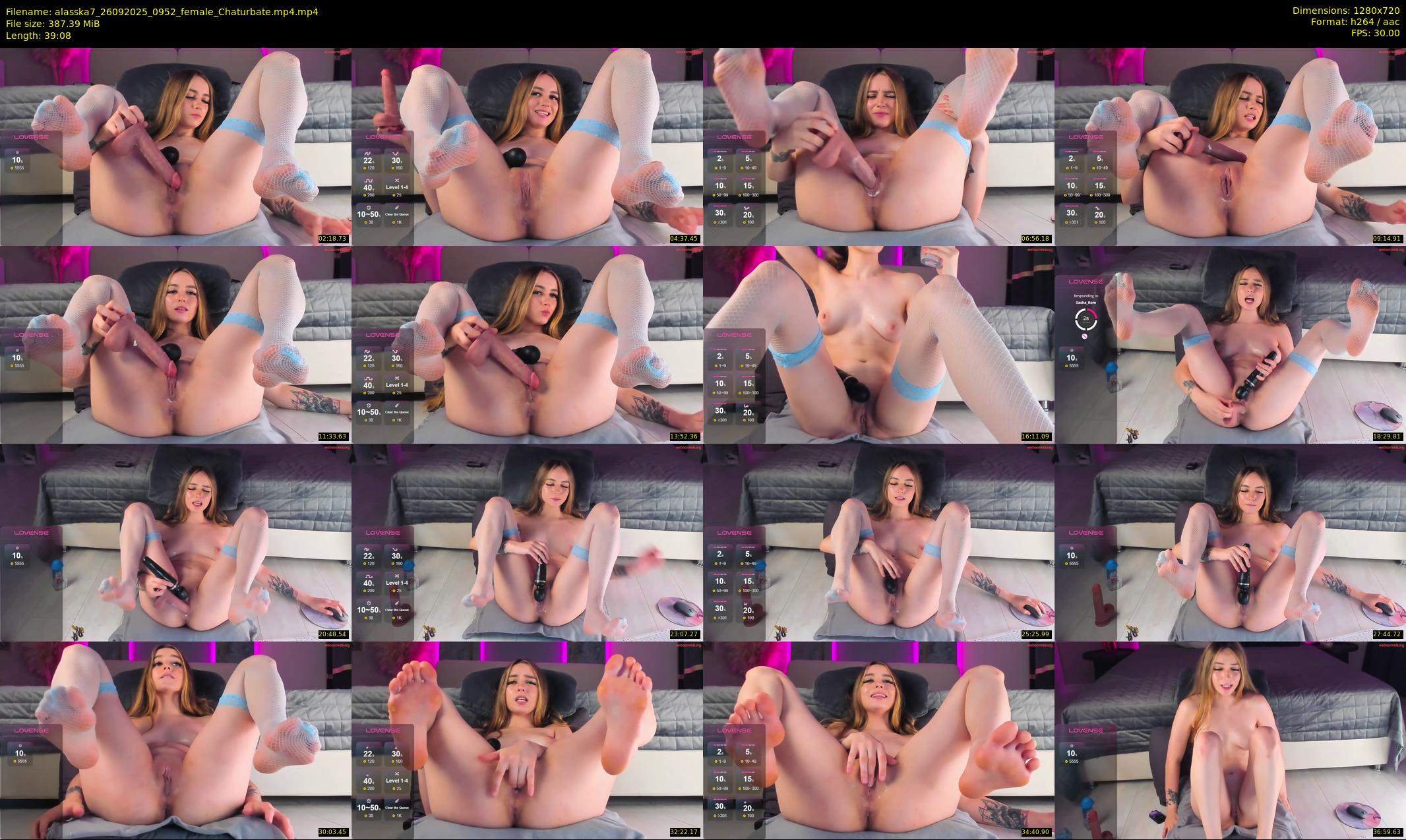 alasska7 — 40 minute Chaturbate female cam show recording, 720p, Sep 26, 2025