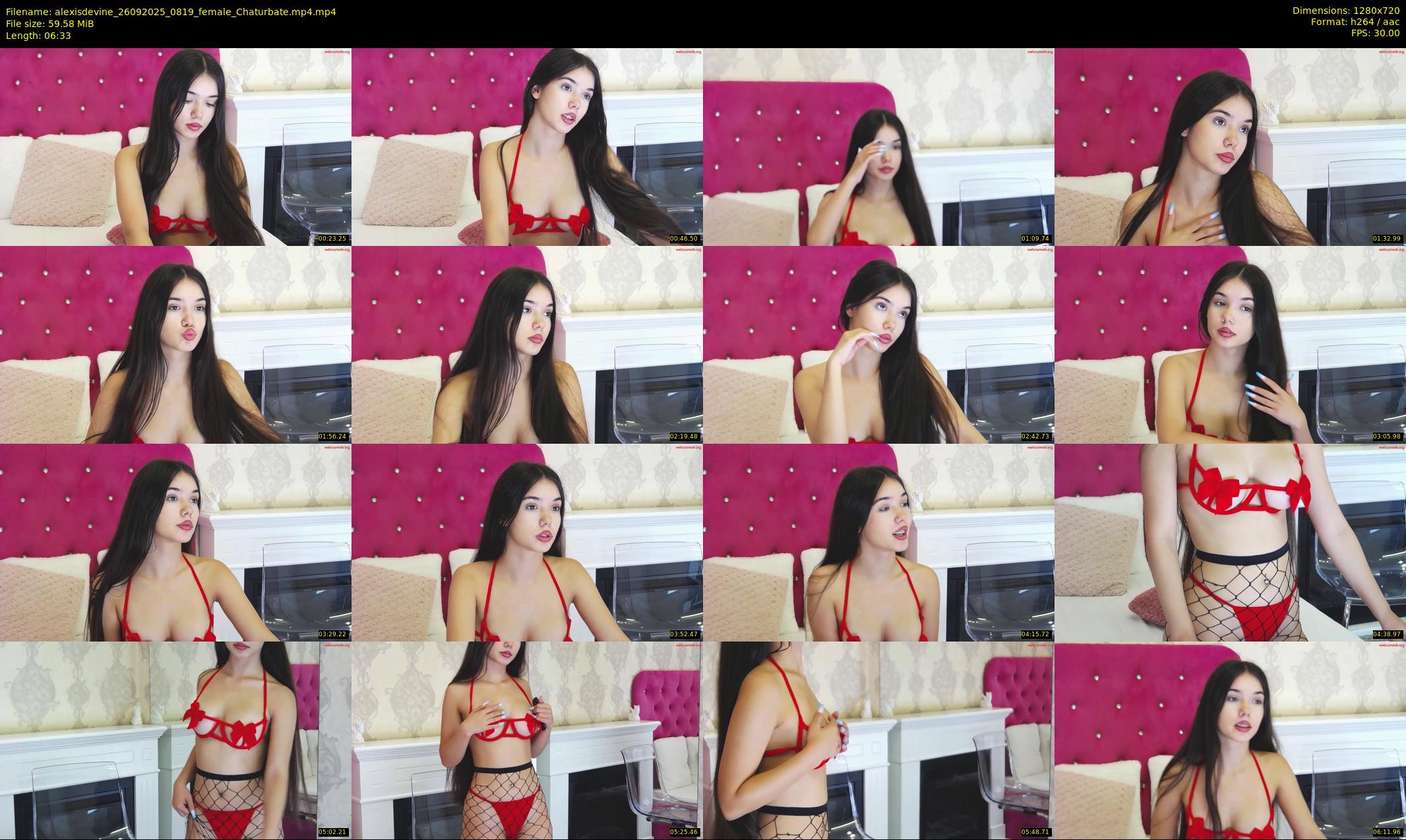 alexisdevine — 7 minute Chaturbate female cam show recording, 720p, Sep 26, 2025