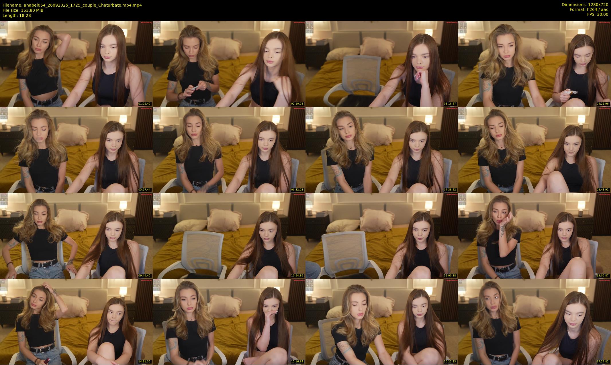 anabel054 — 19 minute Chaturbate female cam show recording, 720p, Sep 26, 2025
