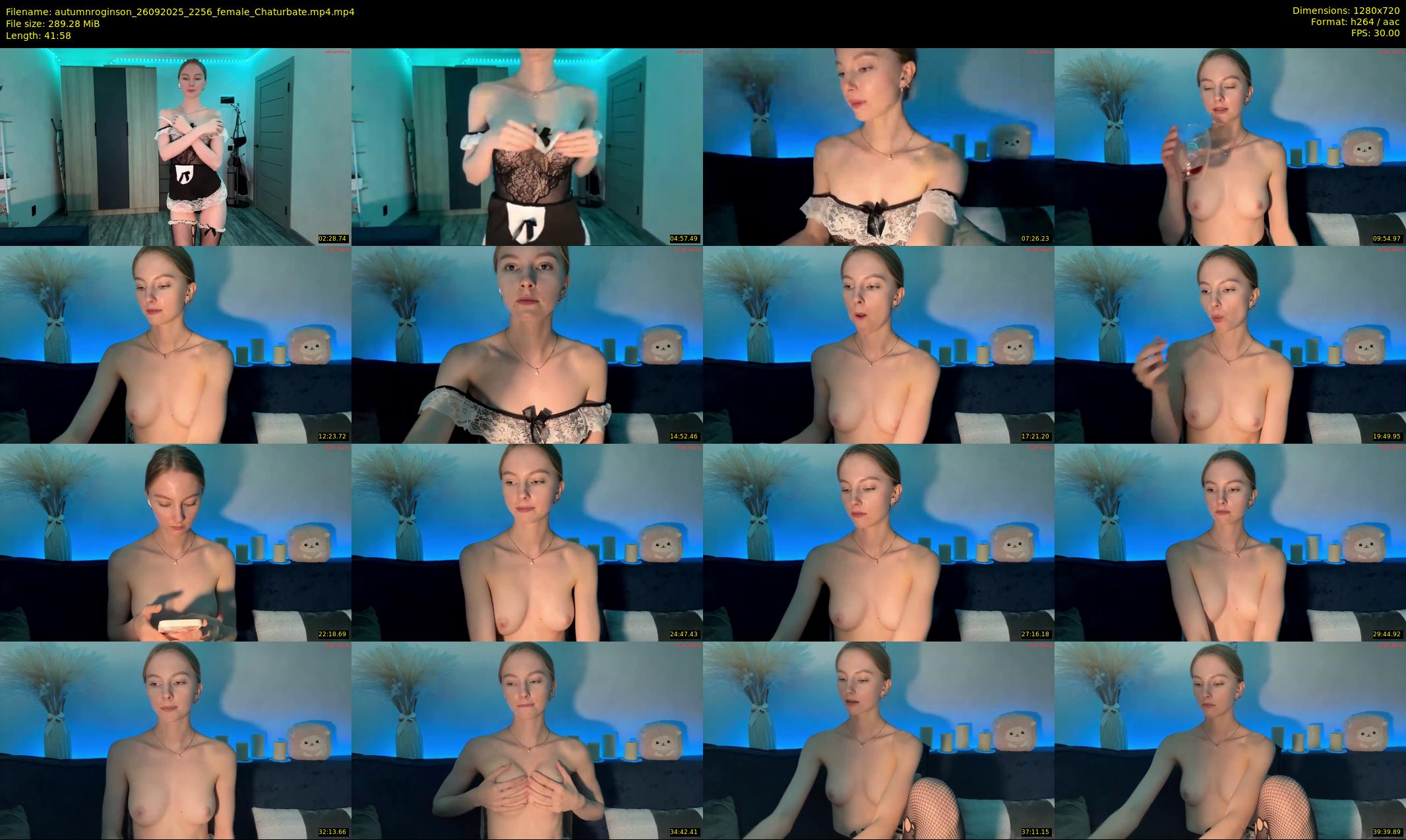 autumnroginson — 42 minute Chaturbate female cam show recording, 720p, Sep 26, 2025