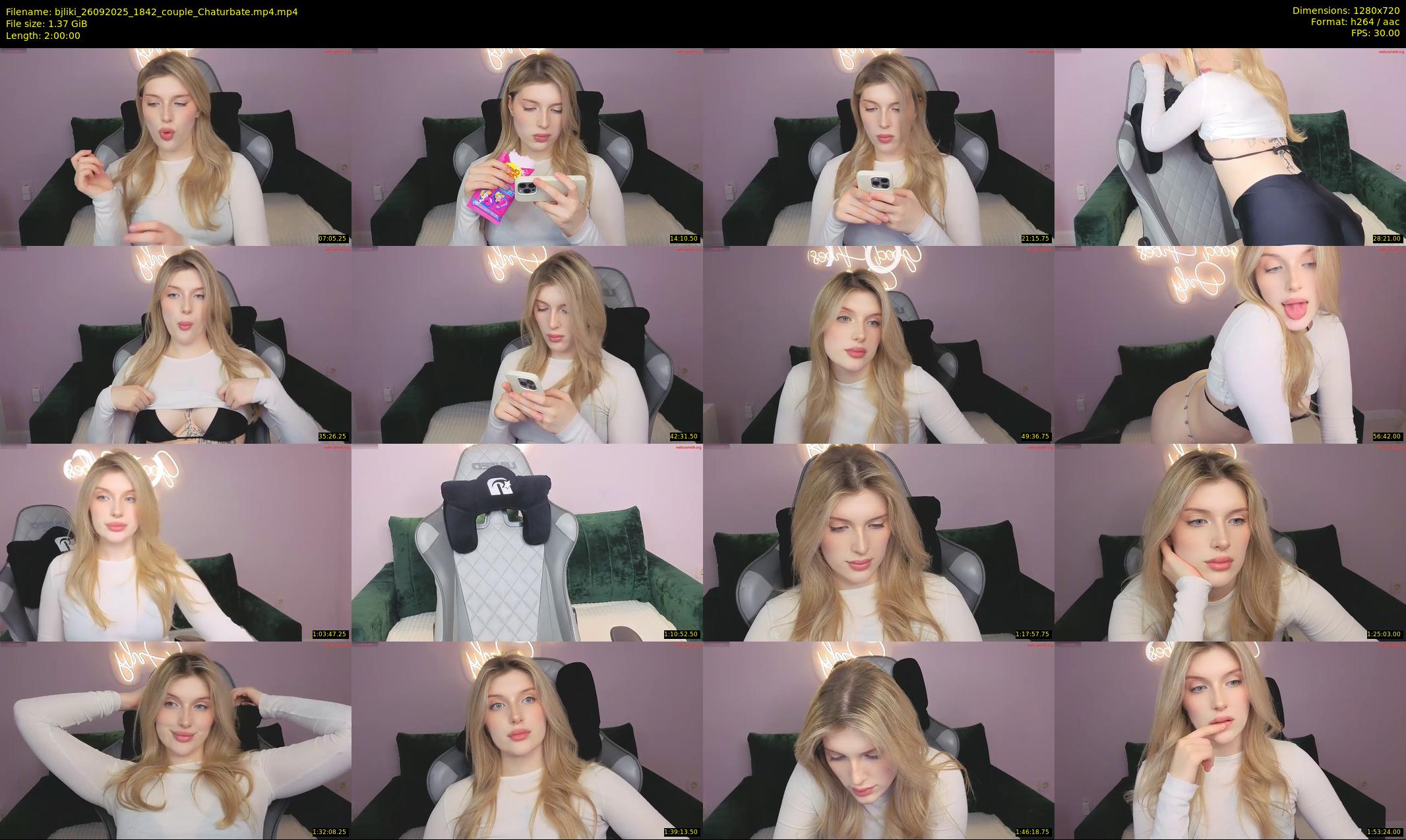 bjliki — 120 minute Chaturbate couple cam show recording, 720p, Sep 26, 2025