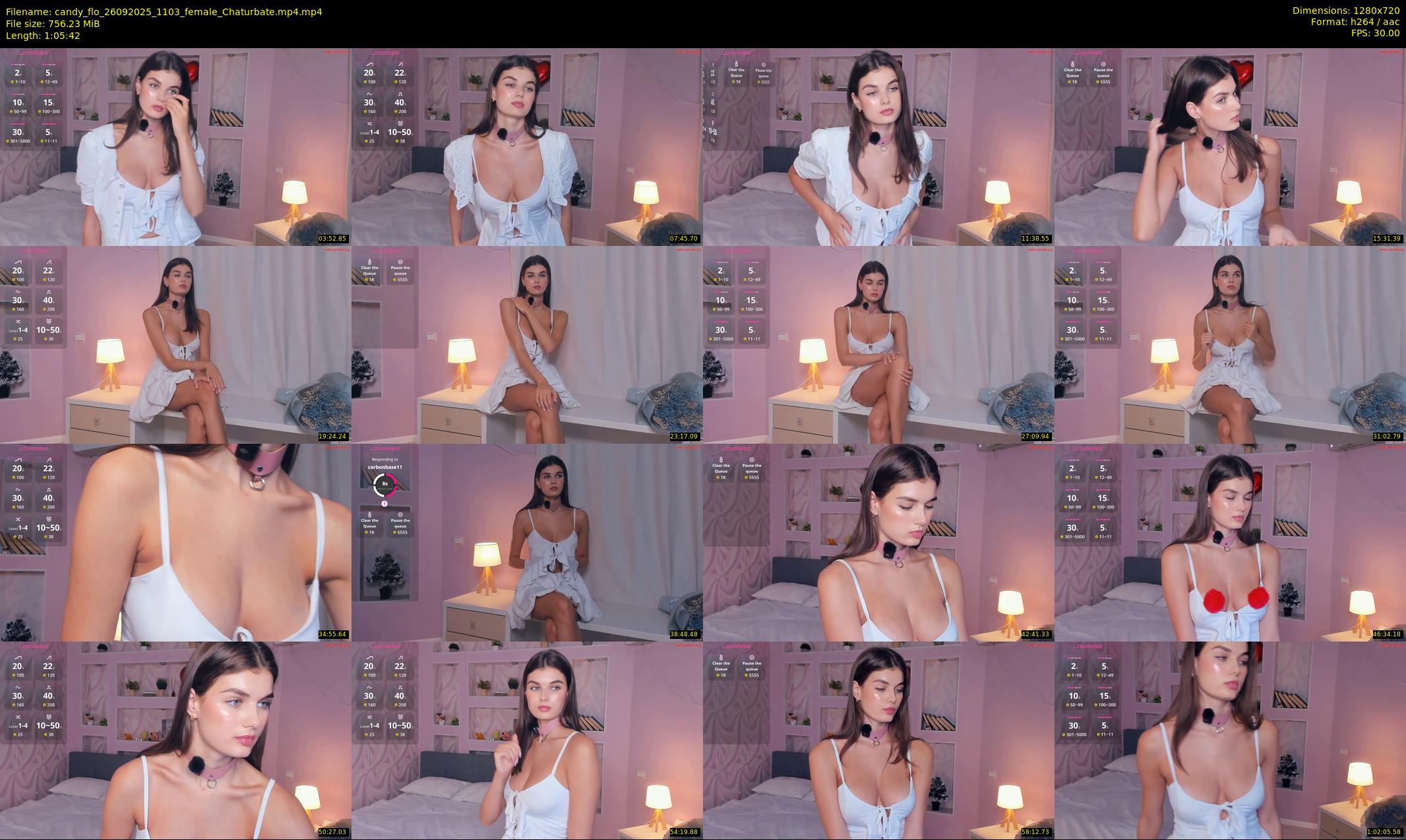 candy_flo — 66 minute Chaturbate female cam show recording, 720p, Sep 26, 2025