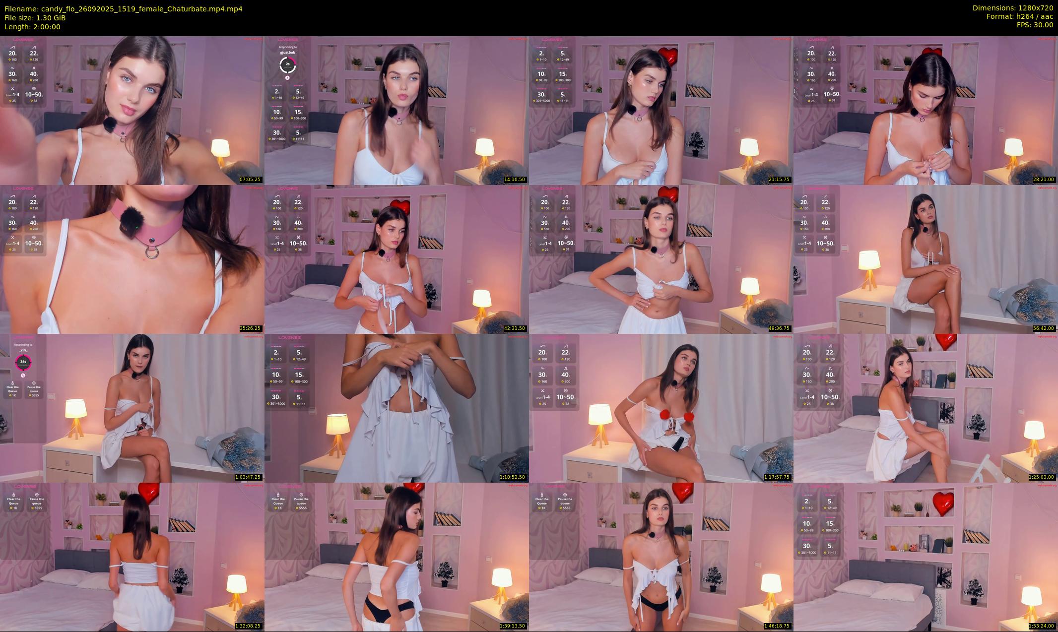 candy_flo — 120 minute Chaturbate female cam show recording, 720p, Sep 26, 2025