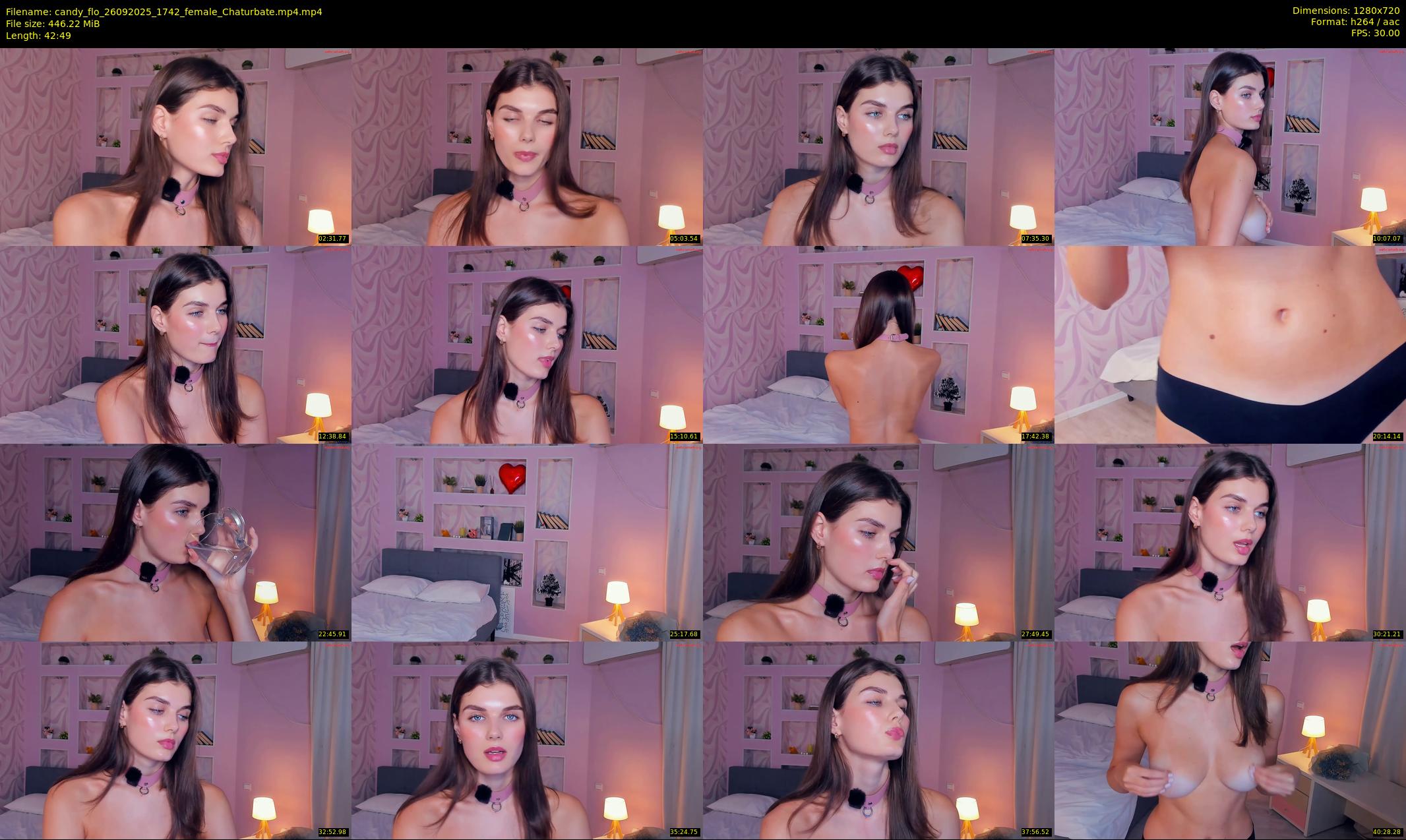 candy_flo — 43 minute Chaturbate female cam show recording, 720p, Sep 26, 2025