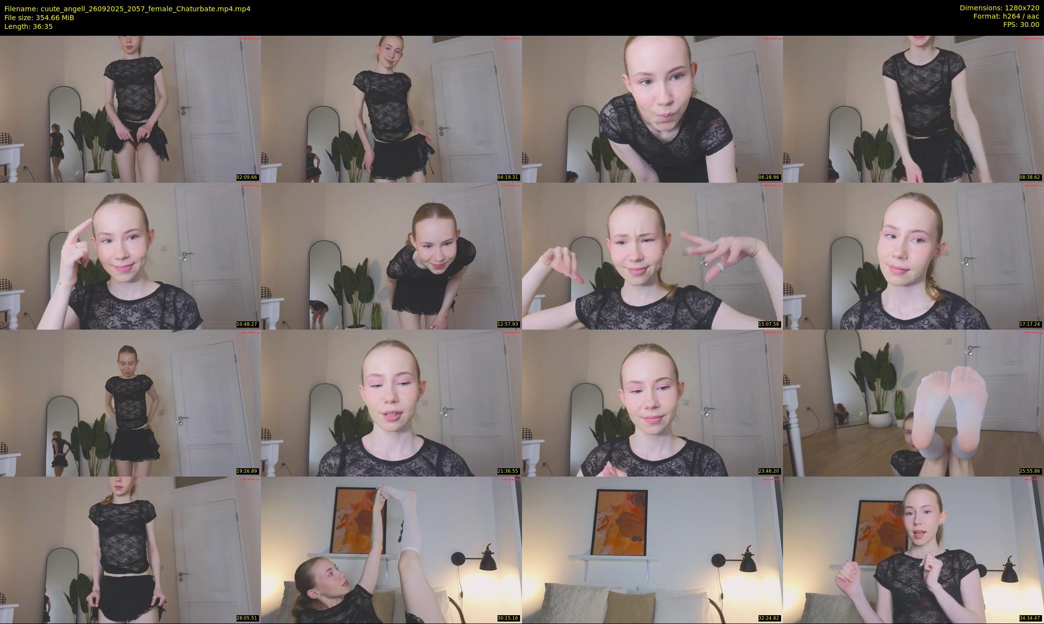 cuute_angell — 37 minute Chaturbate female cam show recording, 720p, Sep 26, 2025