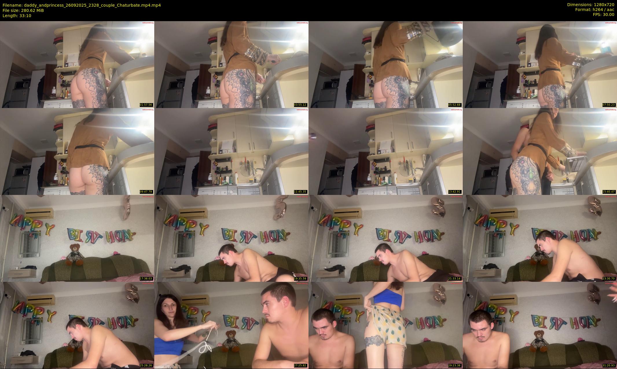 daddy_andprincess — 34 minute Chaturbate couple cam show recording, 720p, Sep 26, 2025