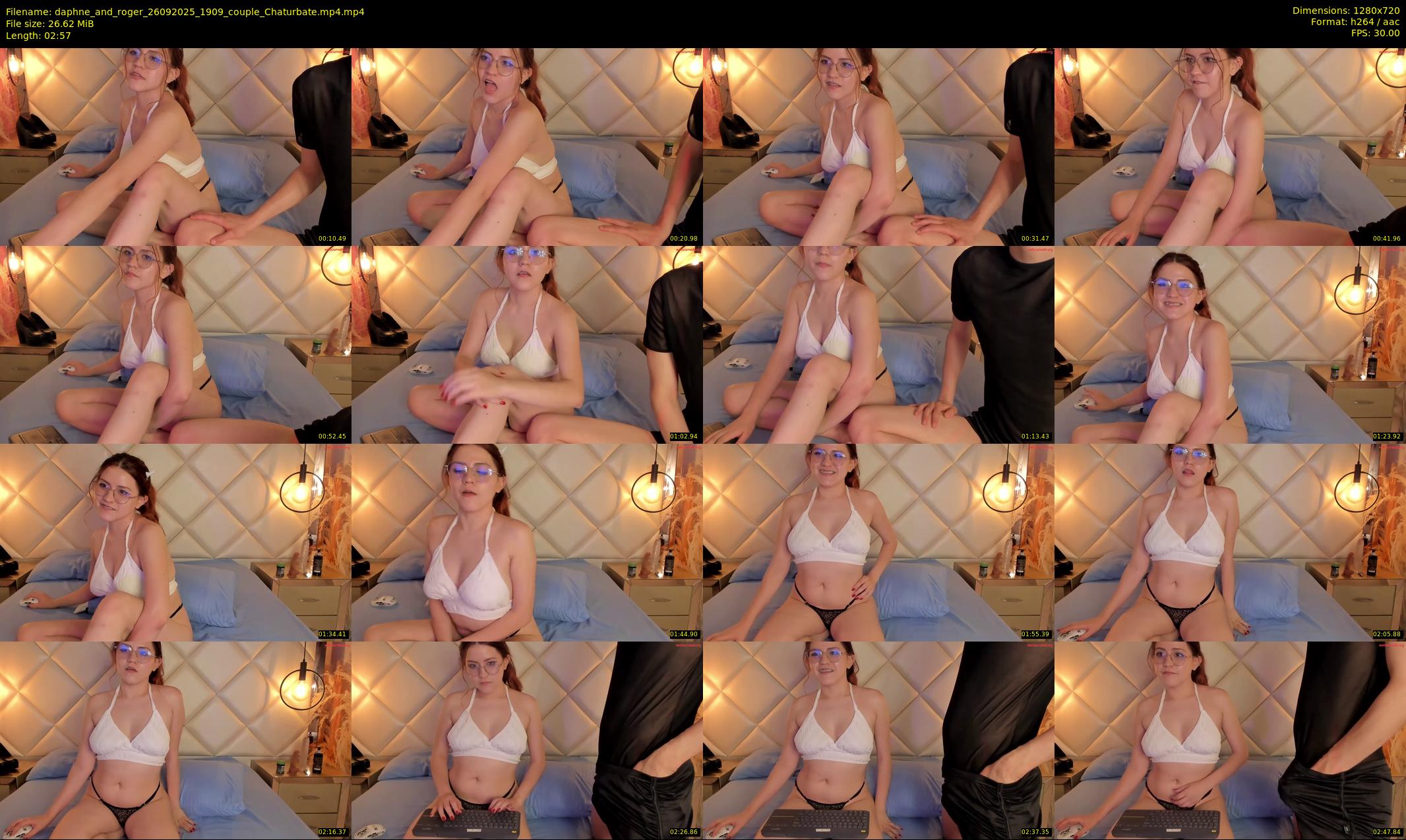 daphne_and_roger — 3 minute Chaturbate couple cam show recording, 720p, Sep 26, 2025