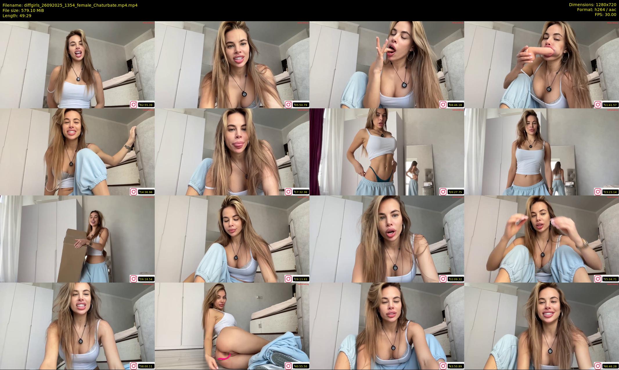 diffgirls — 50 minute Chaturbate female cam show recording, 720p, Sep 26, 2025