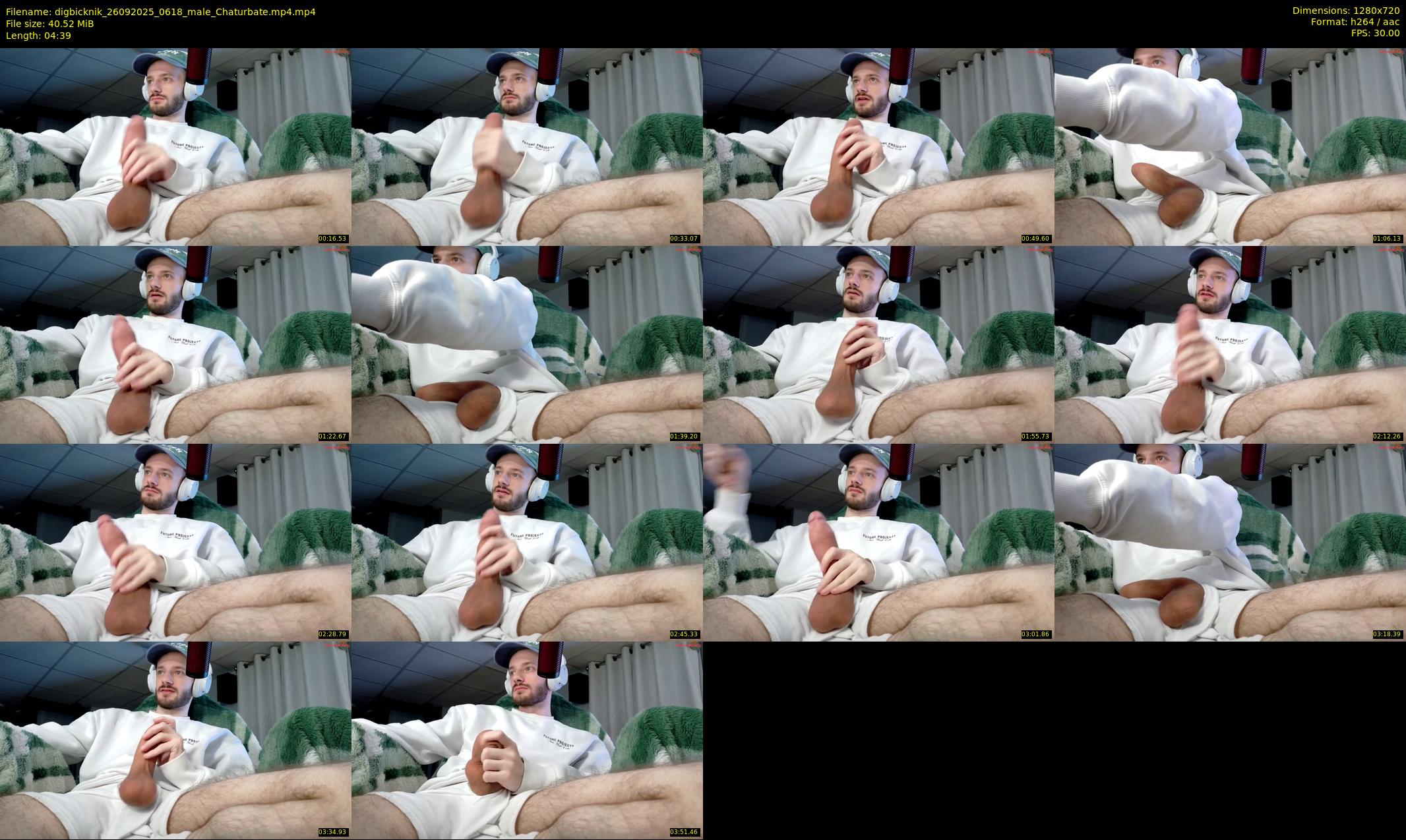 digbicknik — 5 minute Chaturbate male cam show recording, 720p, Sep 26, 2025
