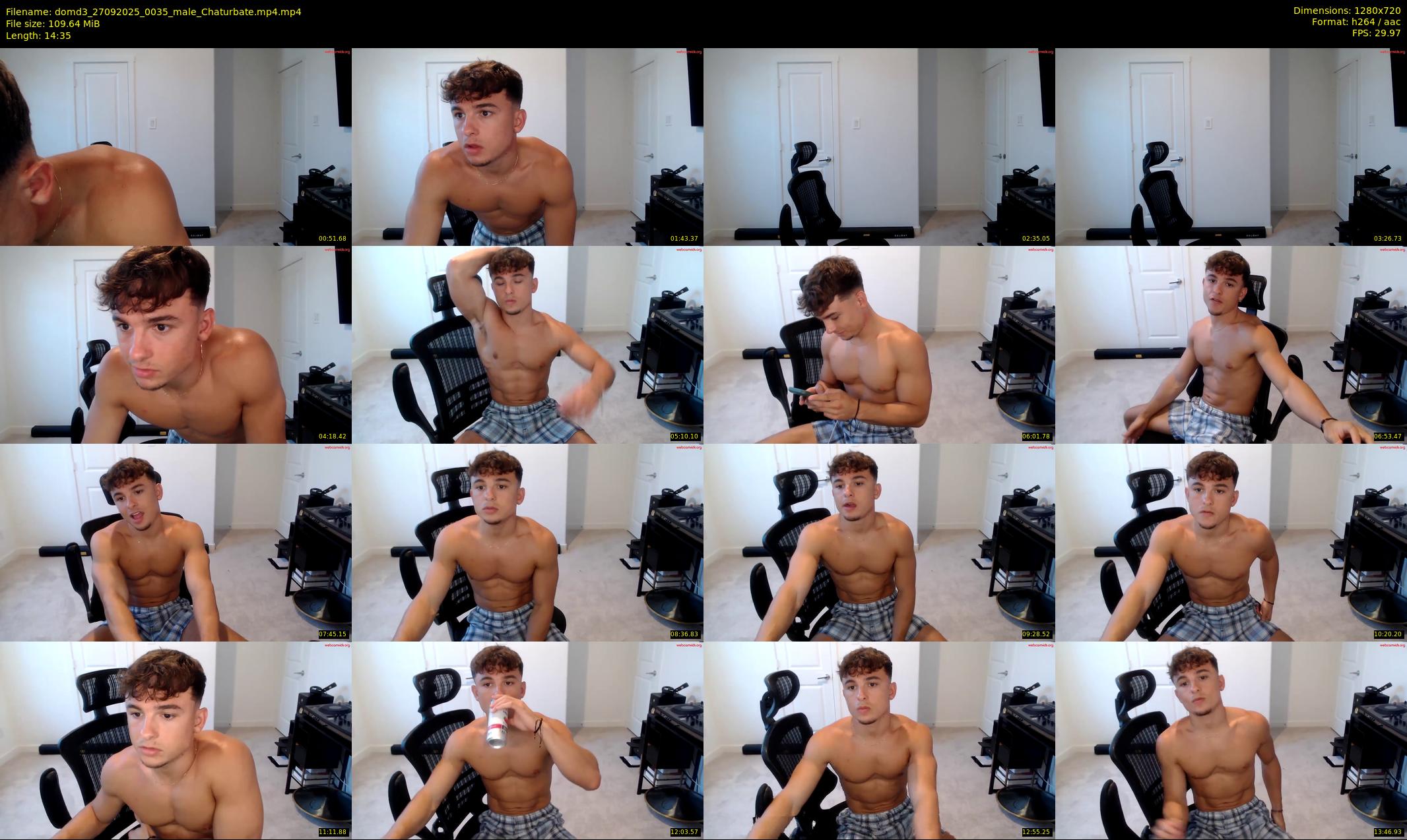 domd3 — 15 minute Chaturbate male cam show recording, 720p, Sep 27, 2025