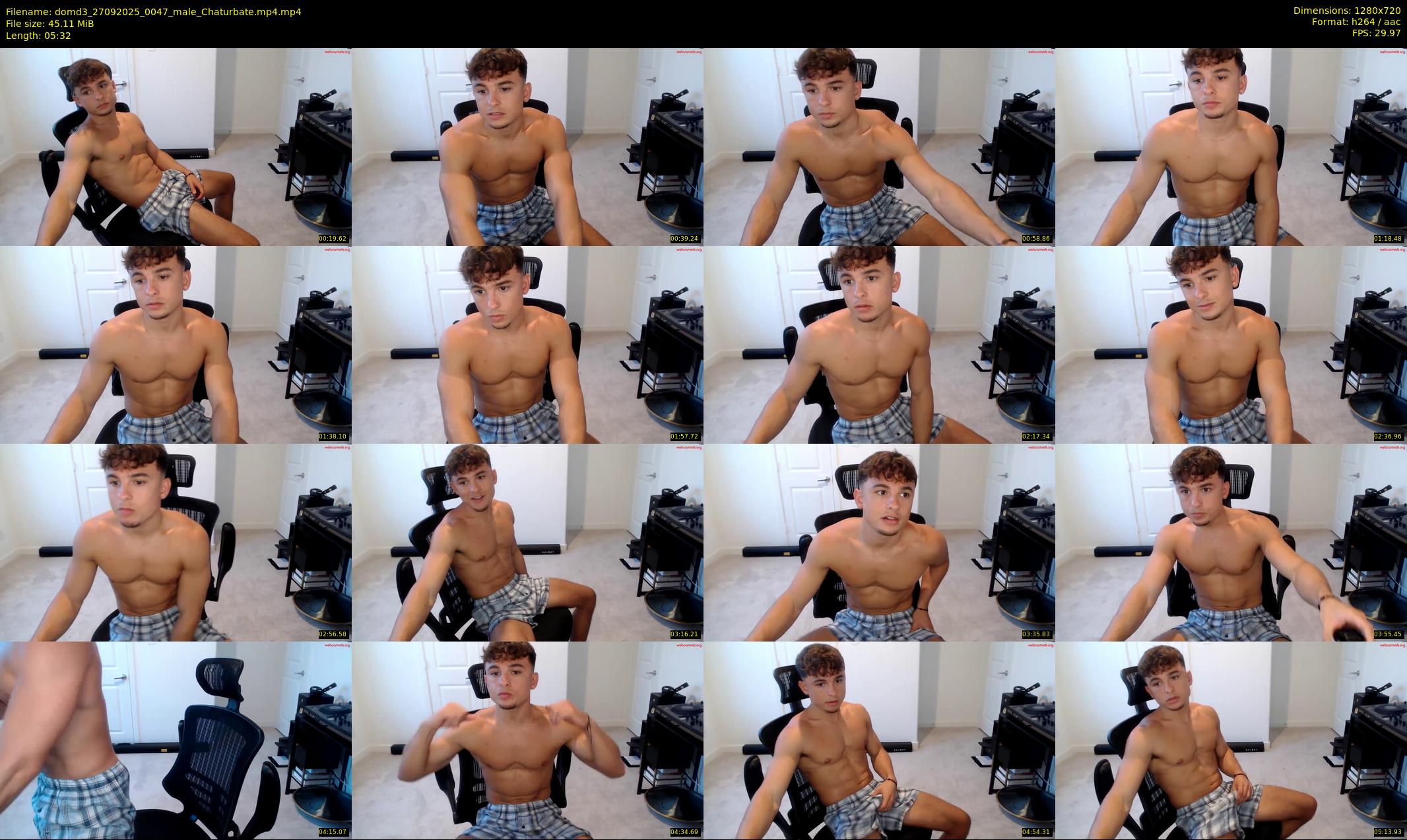 domd3 — 6 minute Chaturbate male cam show recording, 720p, Sep 27, 2025