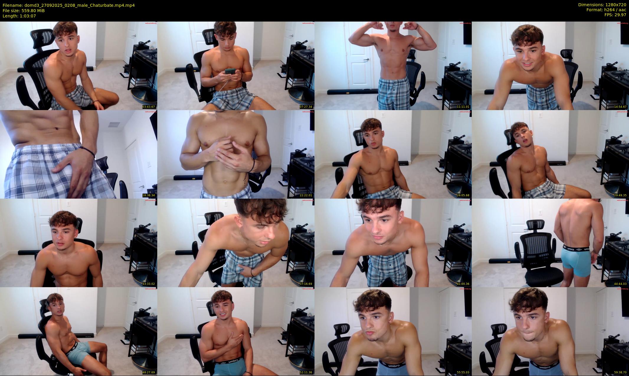 domd3 — 64 minute Chaturbate male cam show recording, 720p, Sep 27, 2025