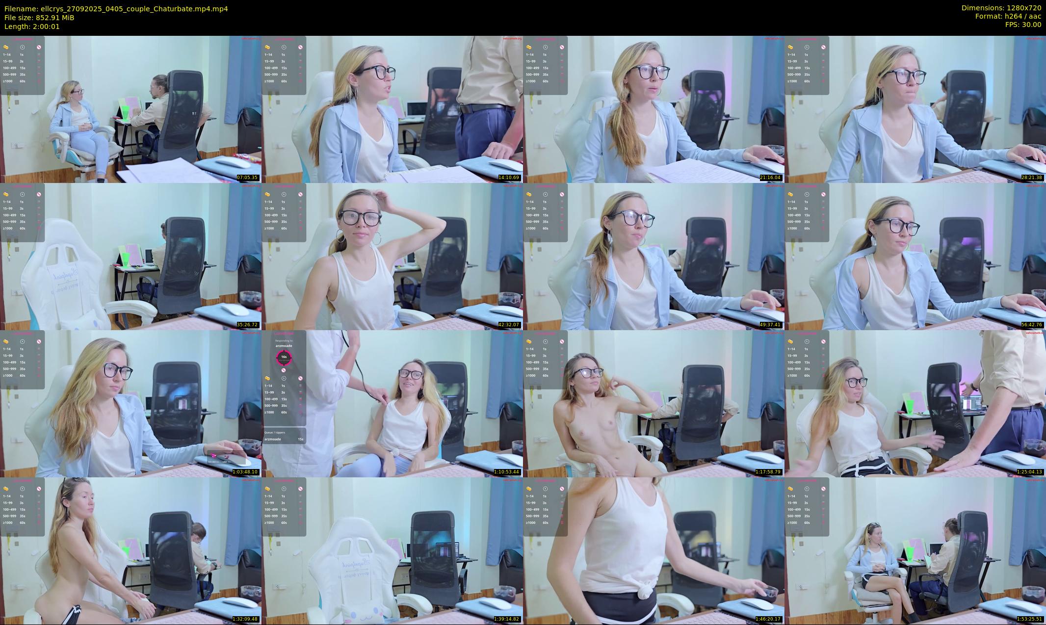 ellcrys — 121 minute Chaturbate couple cam show recording, 720p, Sep 27, 2025