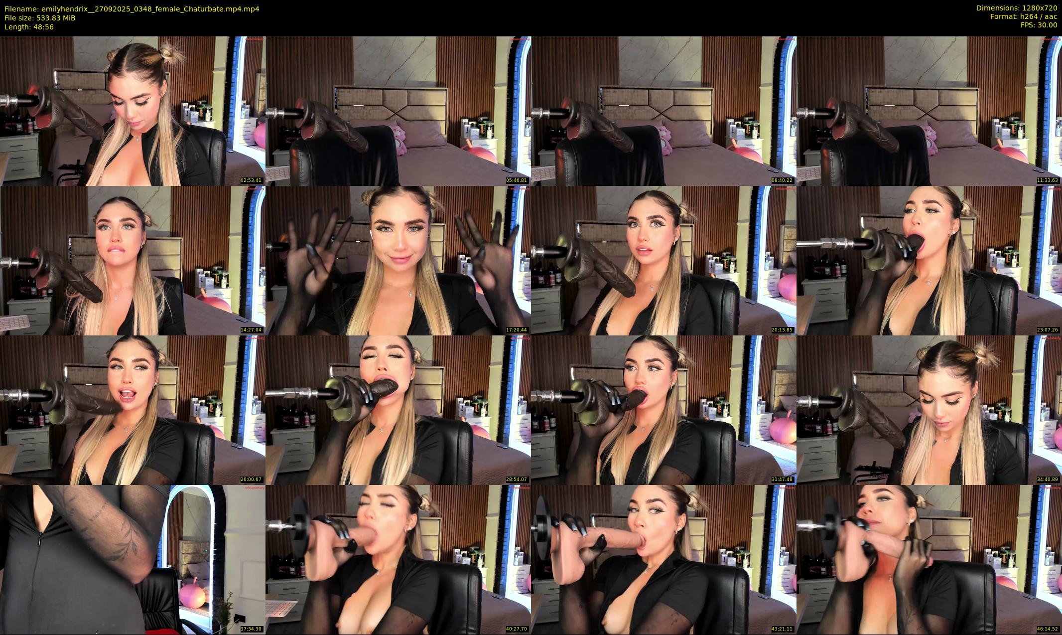 emilyhendrix_ — 49 minute Chaturbate couple cam show recording, 720p, Sep 27, 2025