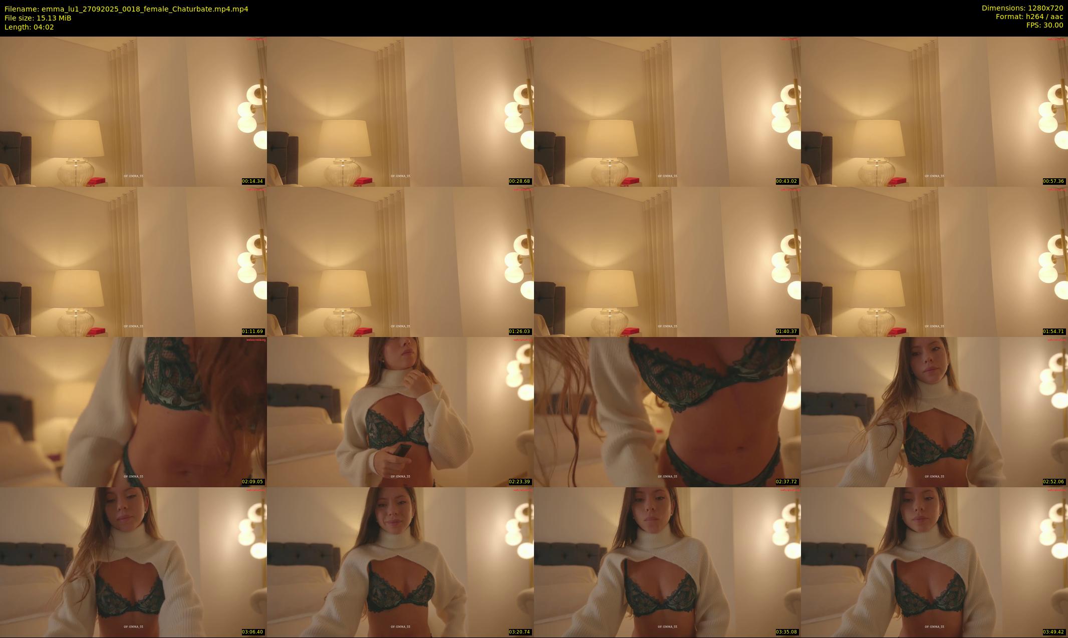 emma_lu1 — 5 minute Chaturbate female cam show recording, 720p, Sep 27, 2025