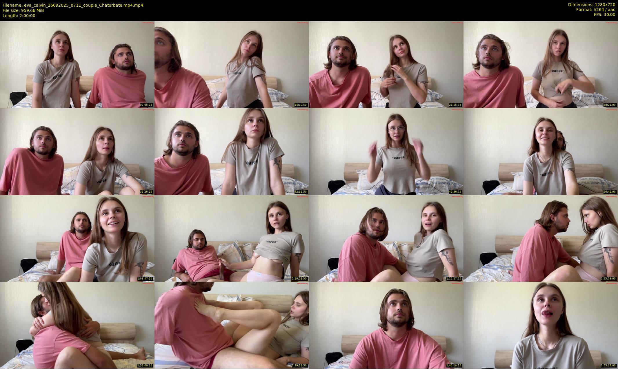 eva_calvin — 120 minute Chaturbate couple cam show recording, 720p, Sep 26, 2025