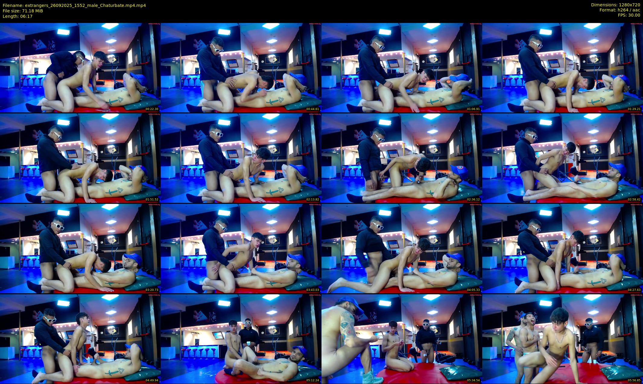 extrangers — 7 minute Chaturbate male cam show recording, 720p, Sep 26, 2025