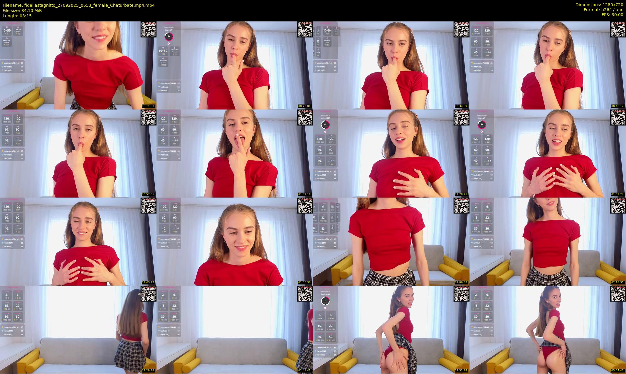 fideliastagnitto — 4 minute Chaturbate female cam show recording, 720p, Sep 27, 2025