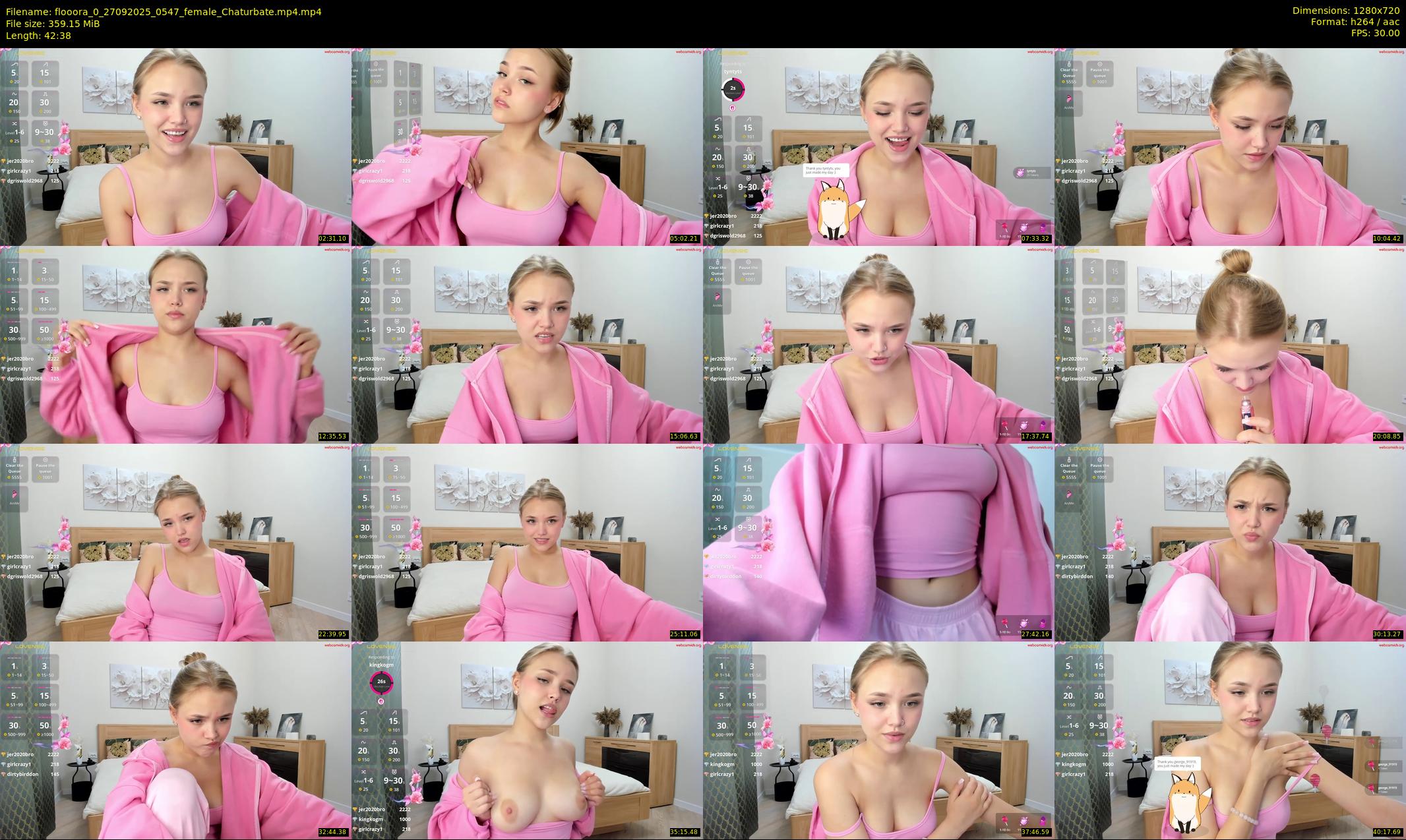 flooora_0 — 43 minute Chaturbate couple cam show recording, 720p, Sep 27, 2025