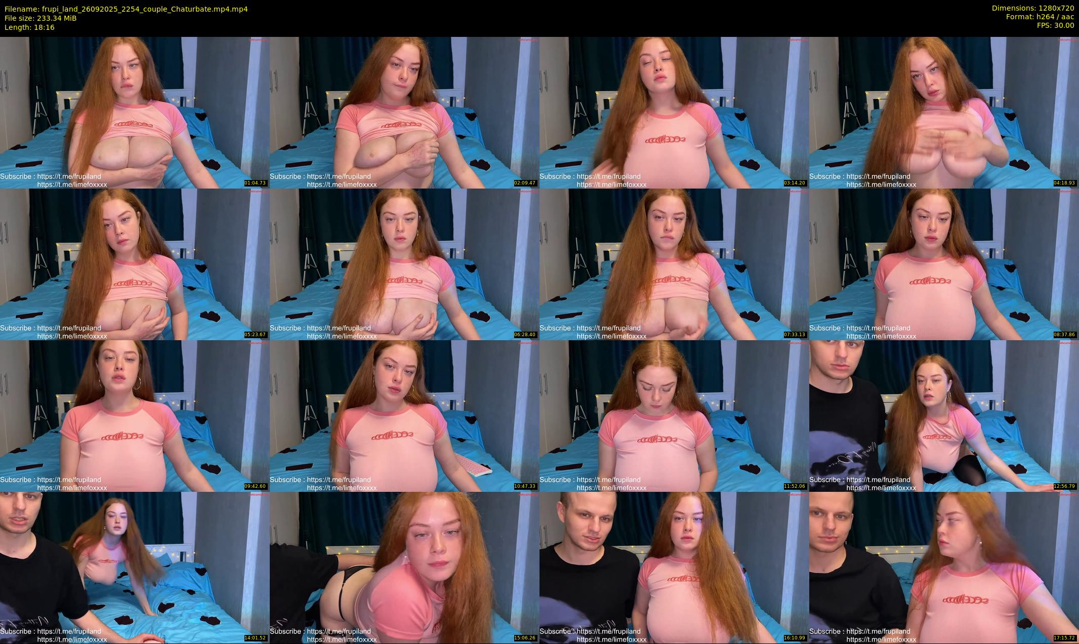 frupi_land — 19 minute Chaturbate couple cam show recording, 720p, Sep 26, 2025