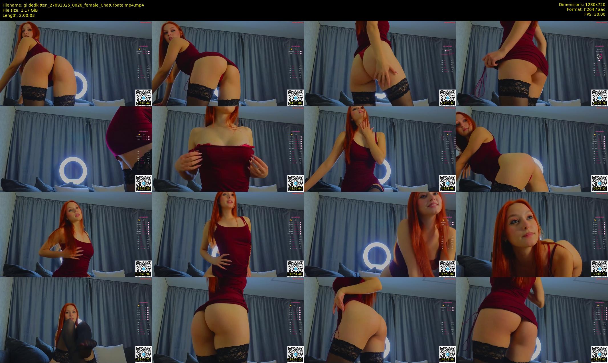 gildedkitten — 121 minute Chaturbate female cam show recording, 720p, Sep 27, 2025