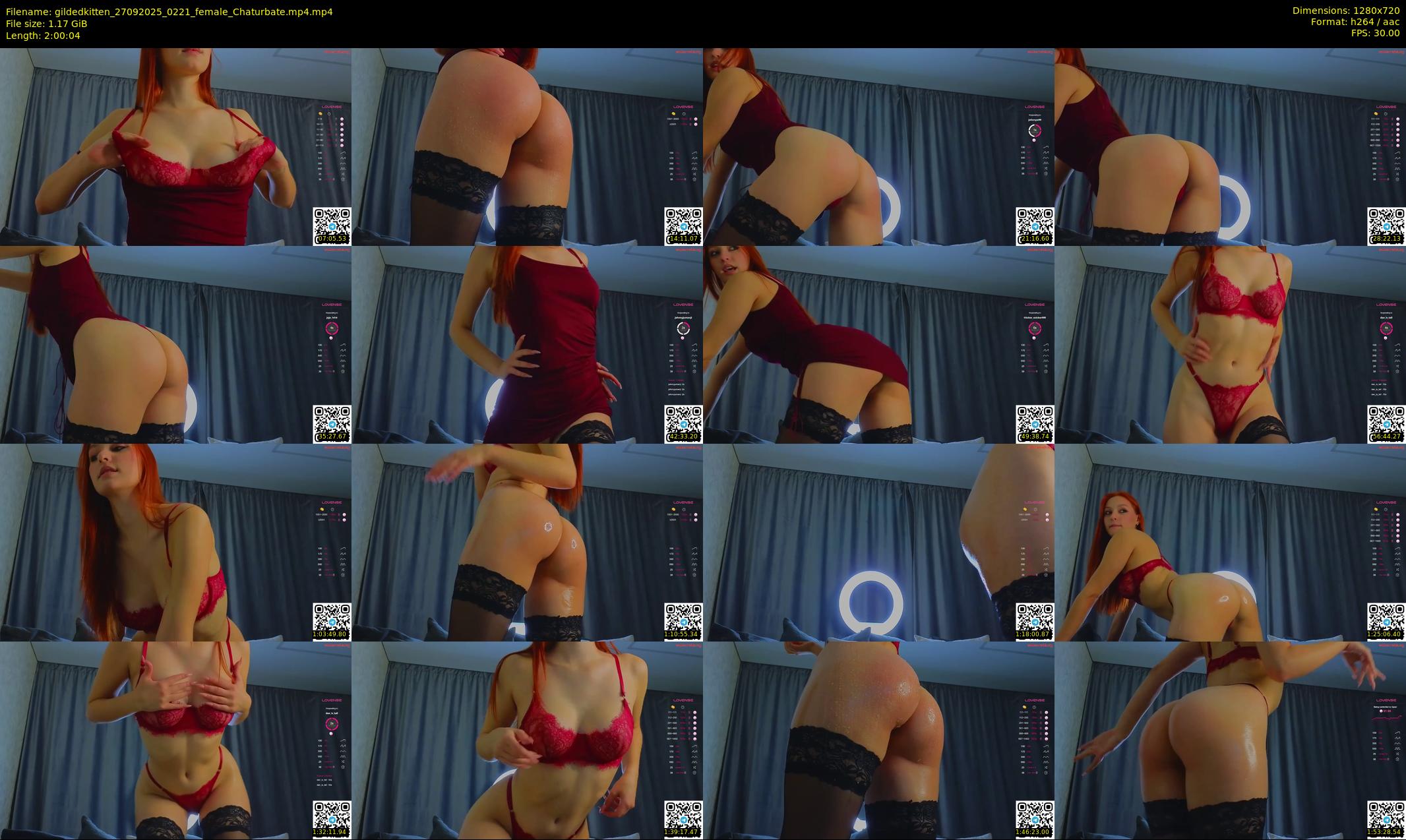 gildedkitten — 121 minute Chaturbate female cam show recording, 720p, Sep 27, 2025