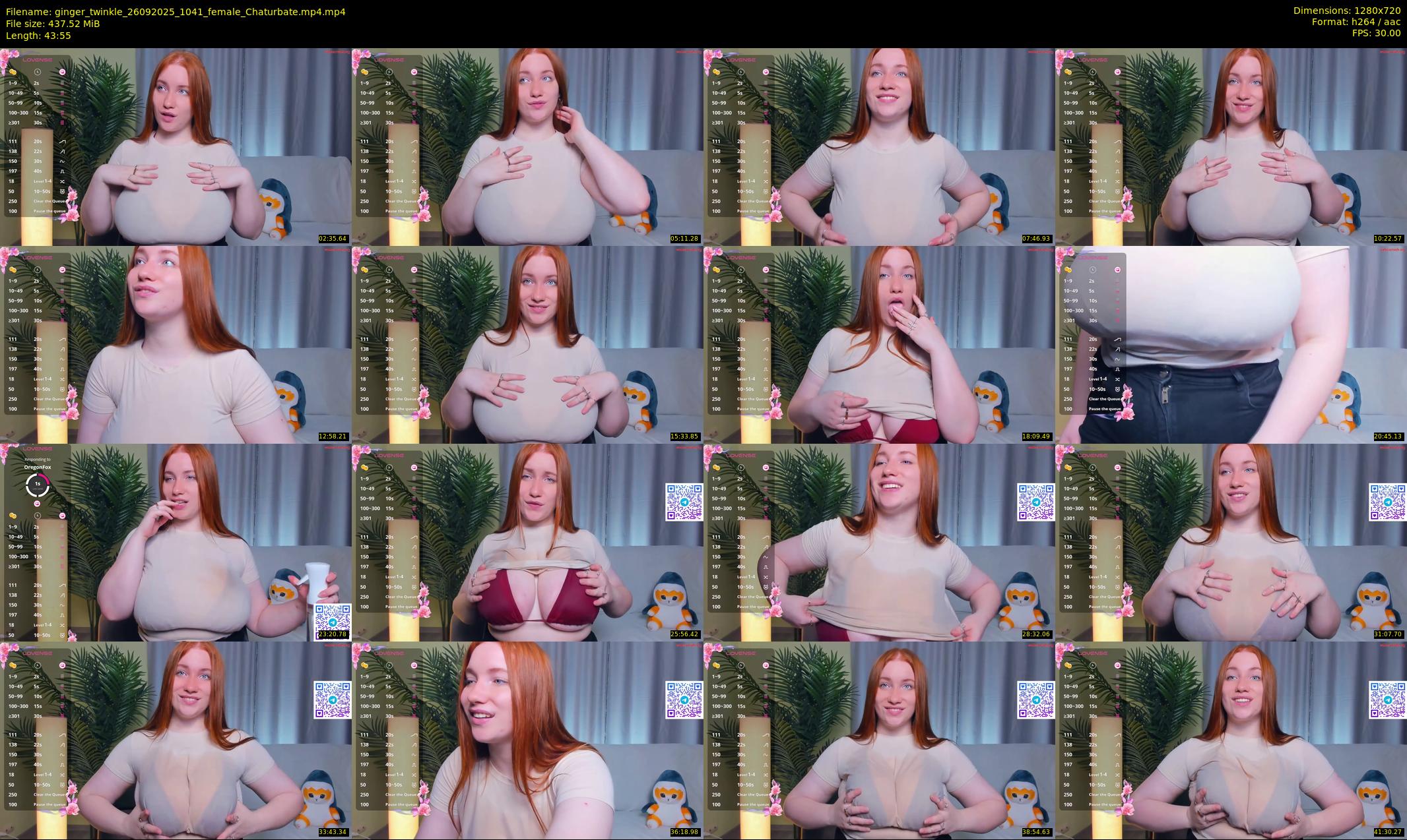 ginger_twinkle — 44 minute Chaturbate female cam show recording, 720p, Sep 26, 2025